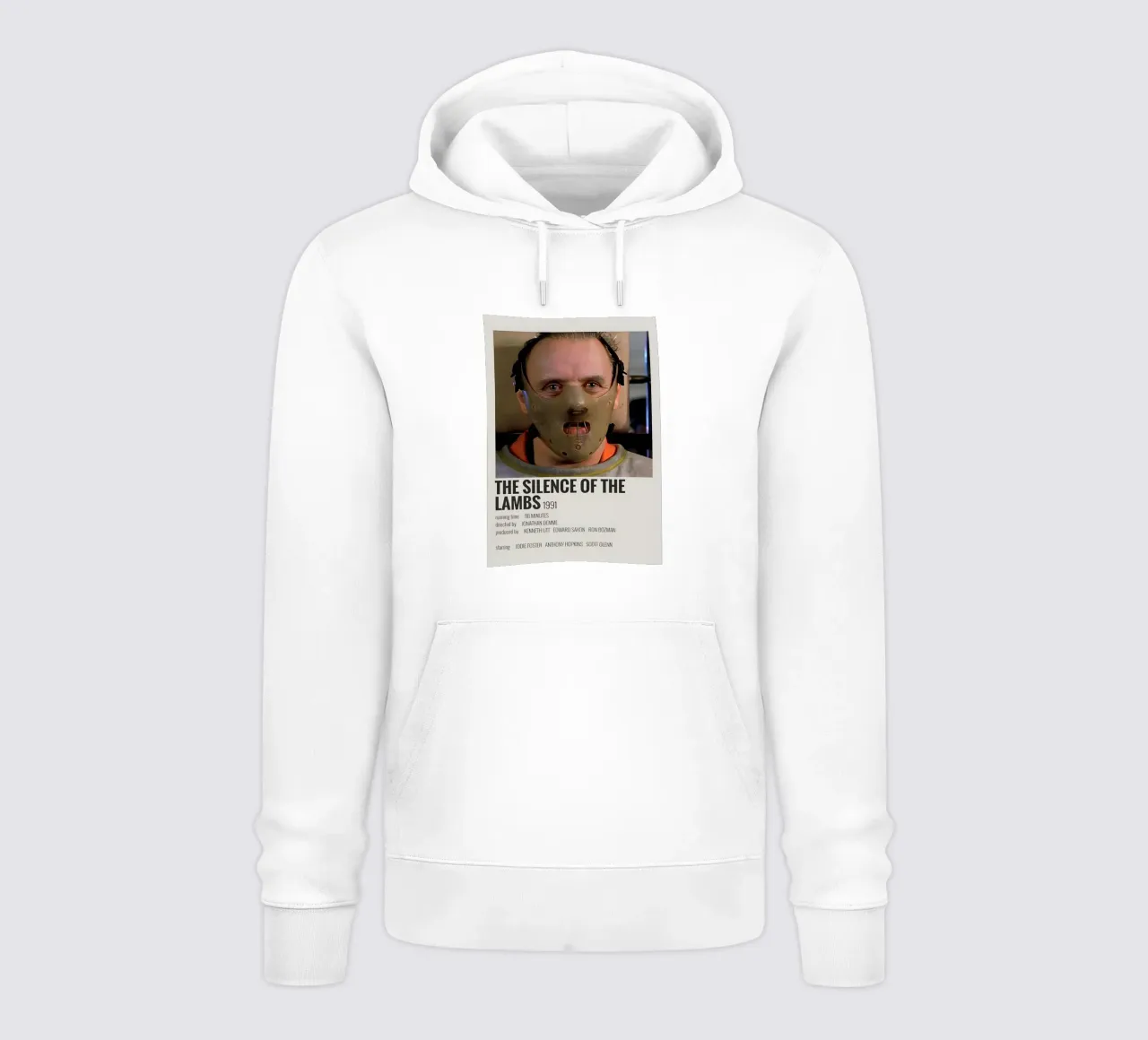 THE SILENCE OF THE LAMBS 1991 felpa con cappuccio da MVFminimalist
