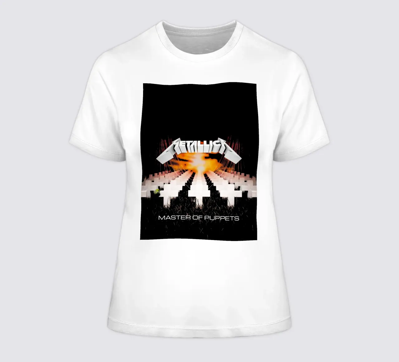 Metallichead - Master Of Puppets Kunst dames t-shirt getailleerd van music soul