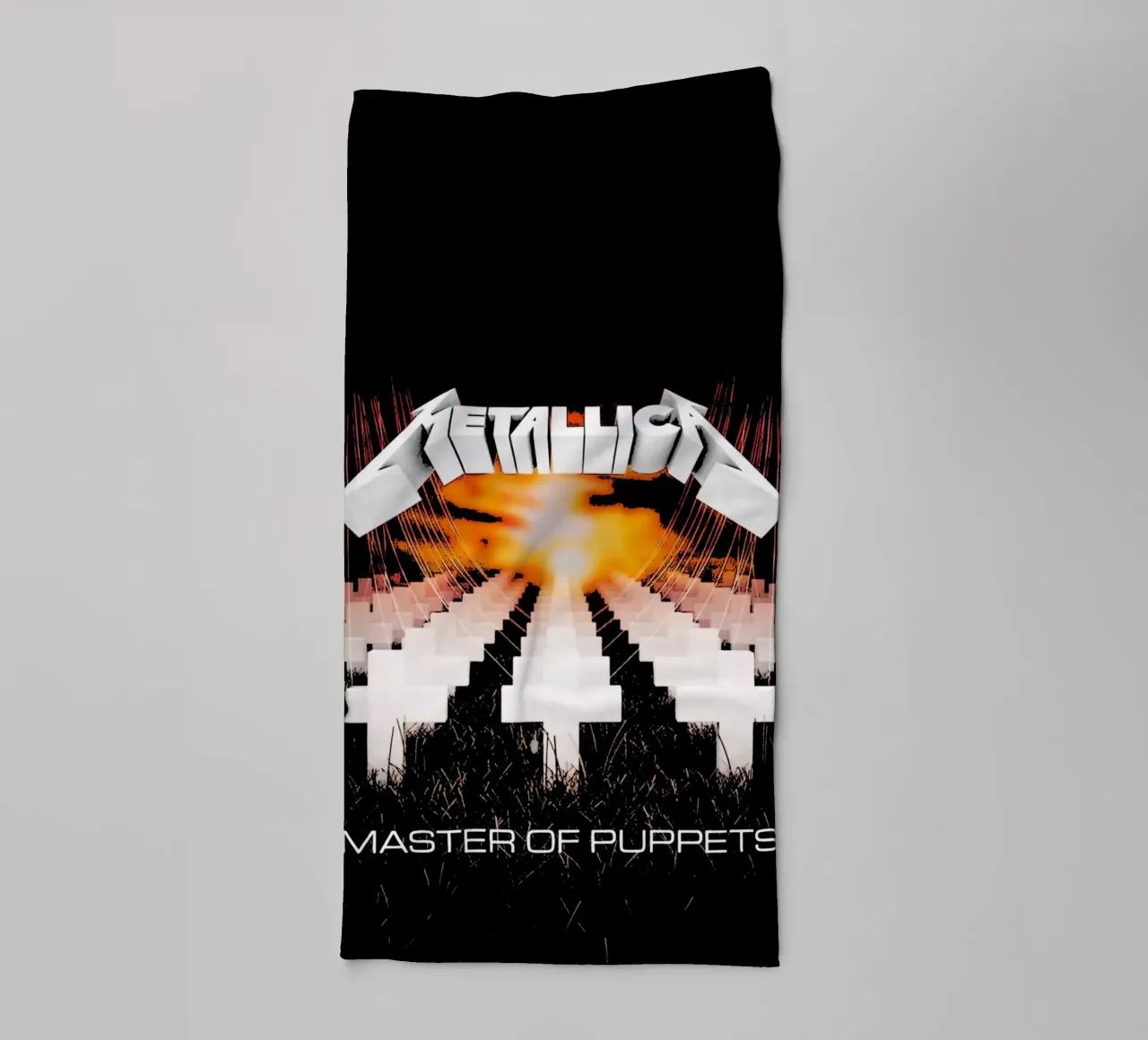 Metallichead - Master Of Puppets Art towel by music soul