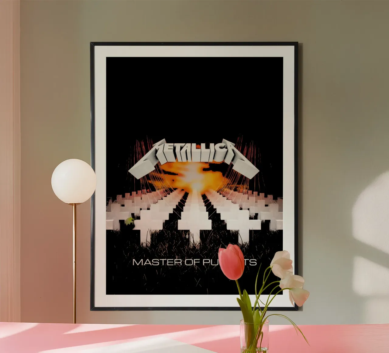 Metallichead - Master Of Puppets Arte carta hahnemühle da music soul