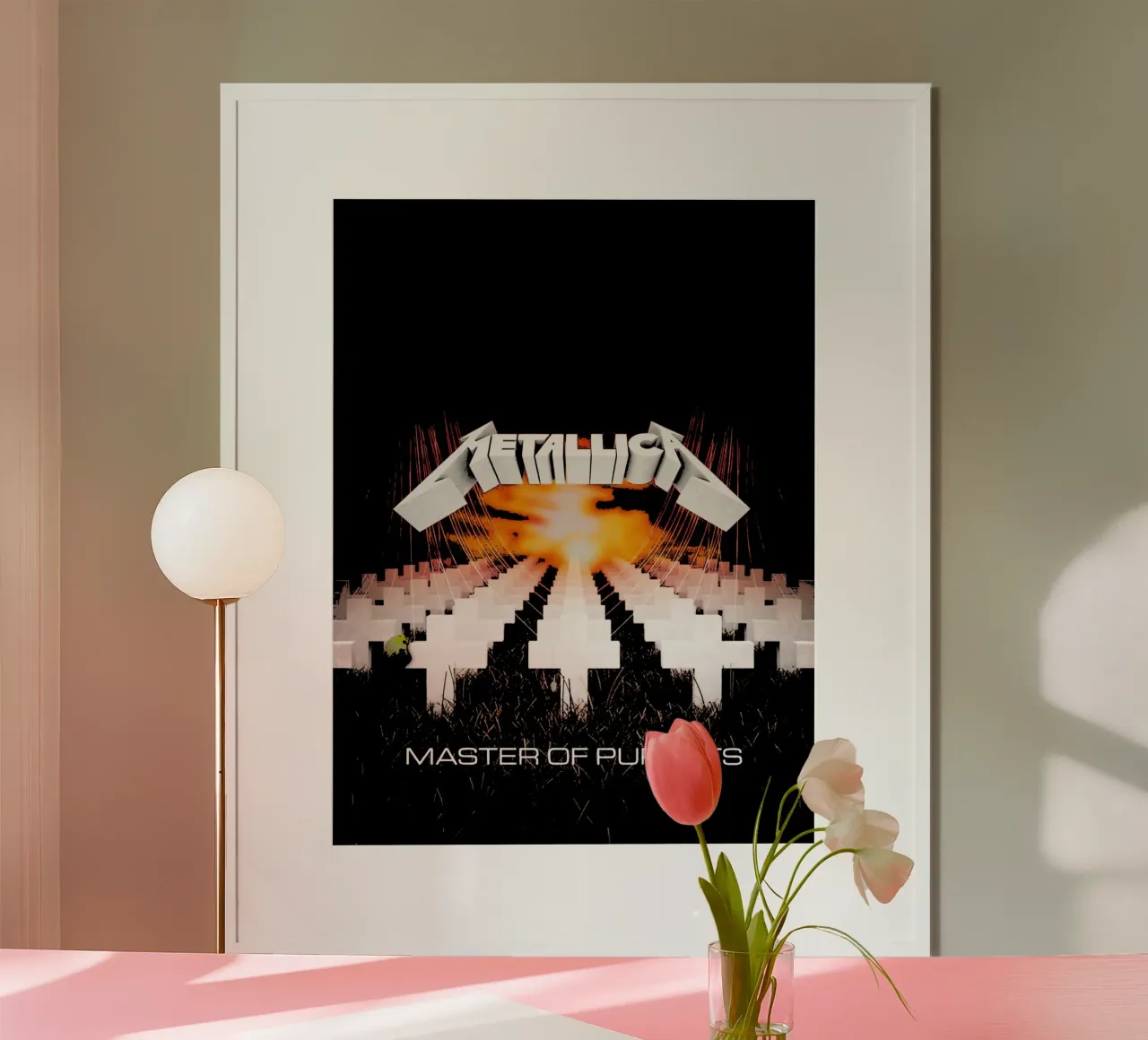 Metallichead - Master Of Puppets Arte carta hahnemühle da music soul