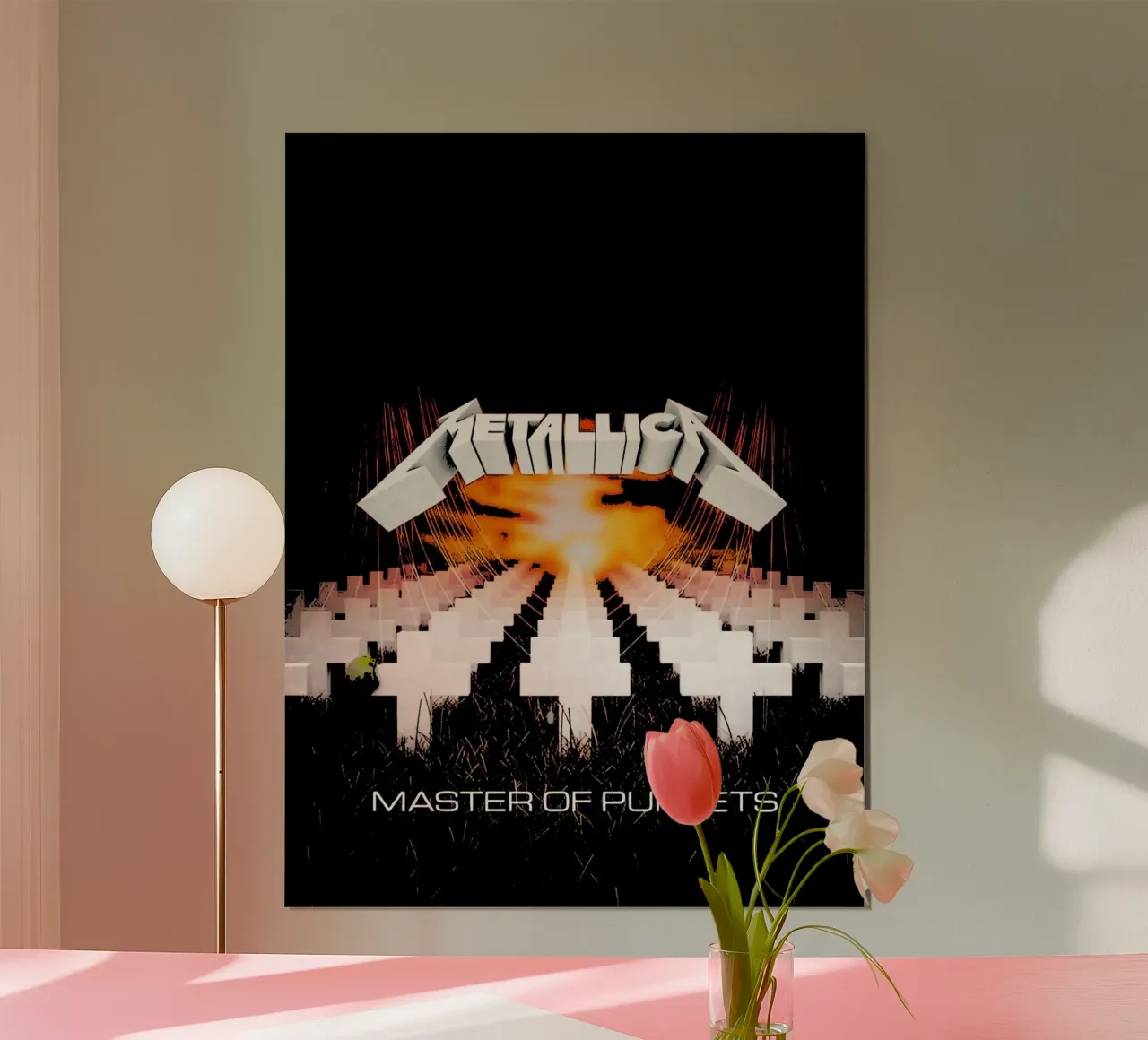 Metallichead - Master Of Puppets Arte carta hahnemühle da music soul