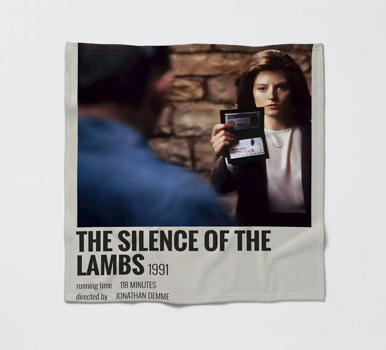 THE SILENCE OF THE LAMBS 1991 coperta in pile da MVFminimalist