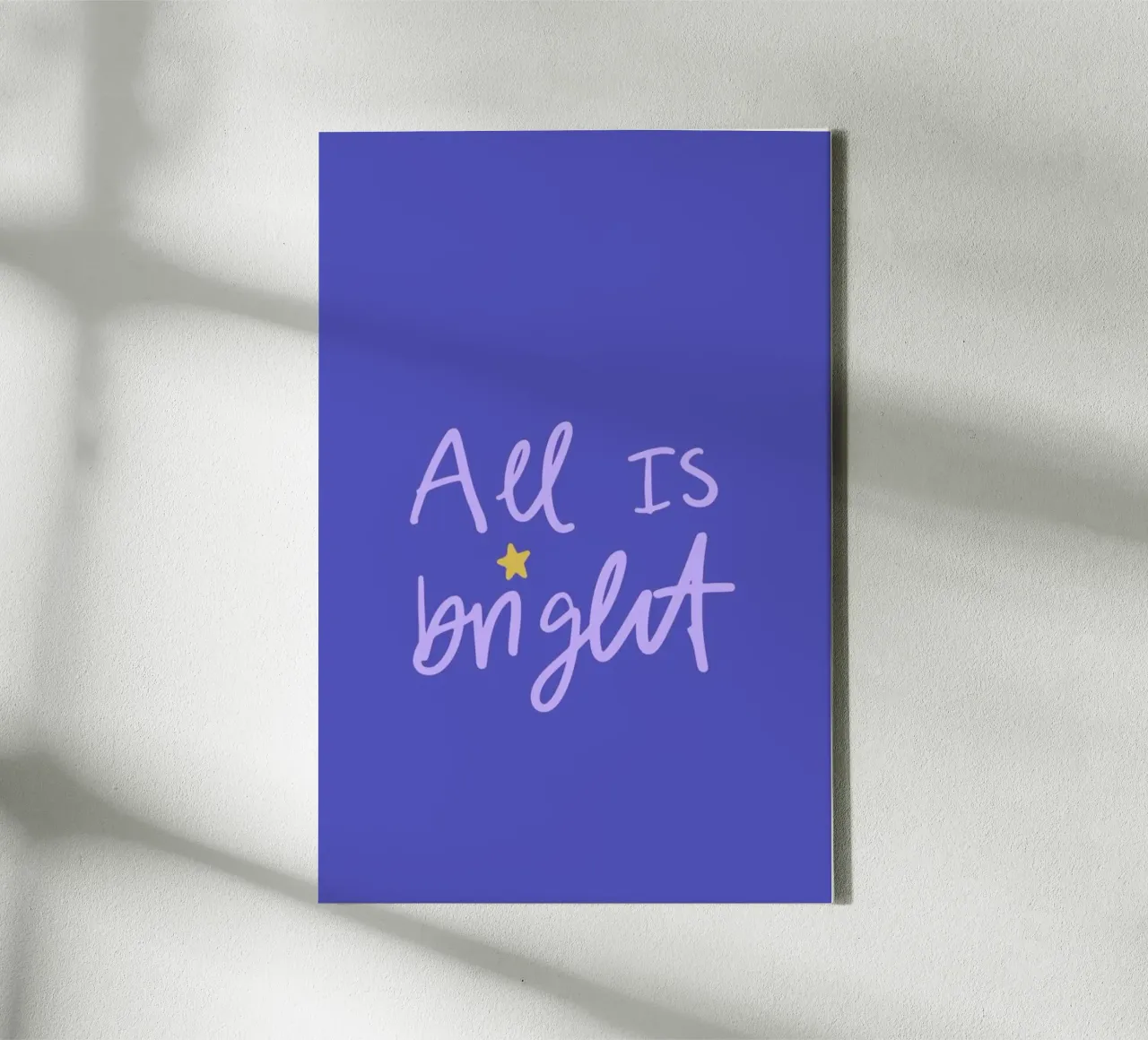 All is Bright tela con Cornice a cassetta da KRUTH DESIGN