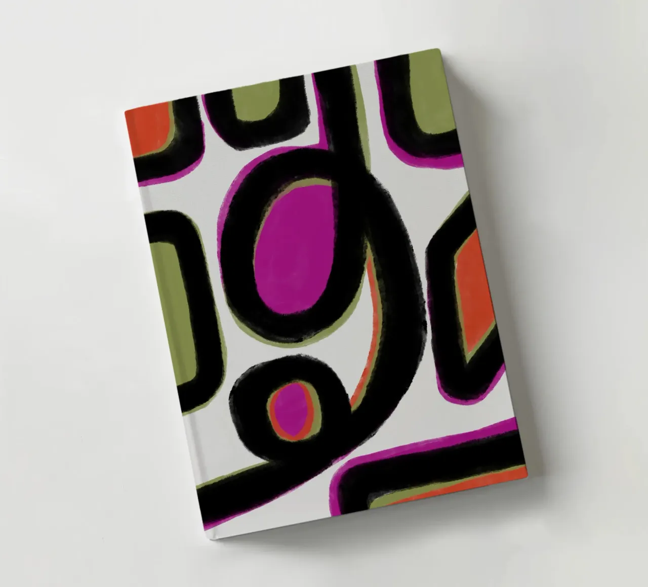 Couleur abstraite Dynamique carnet de notes de Carinaprint