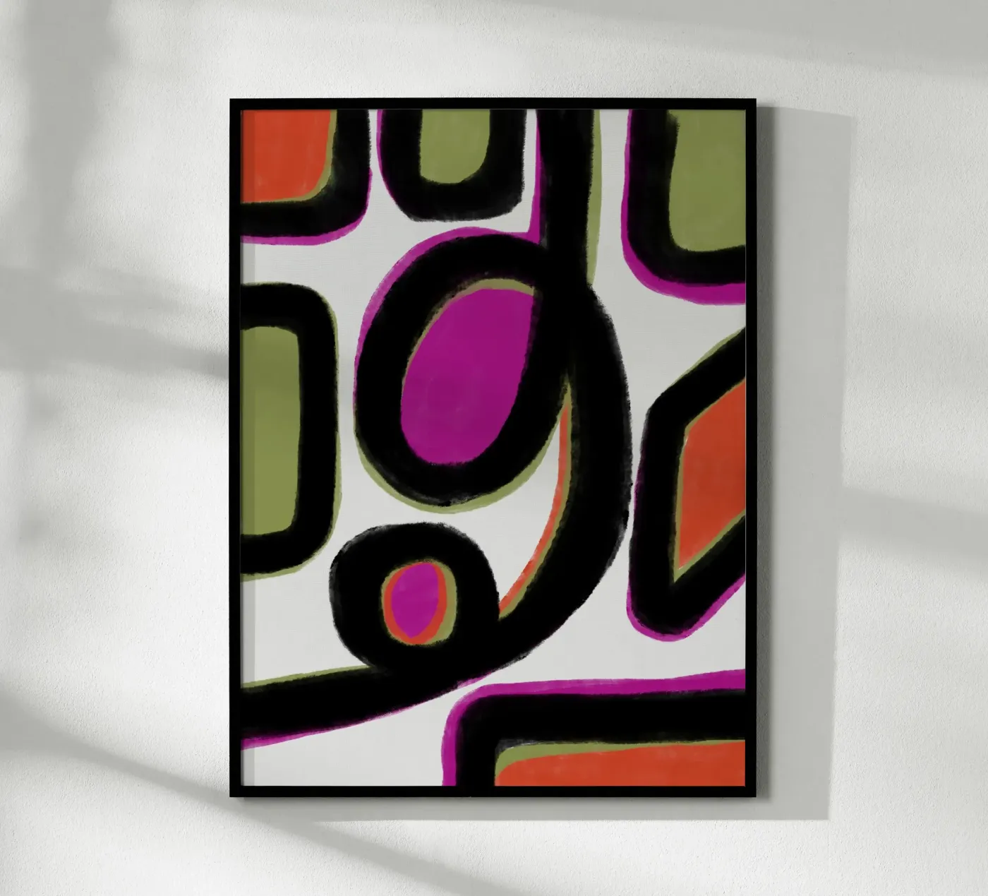 Abstract colour dynamics poster by Carinaprint