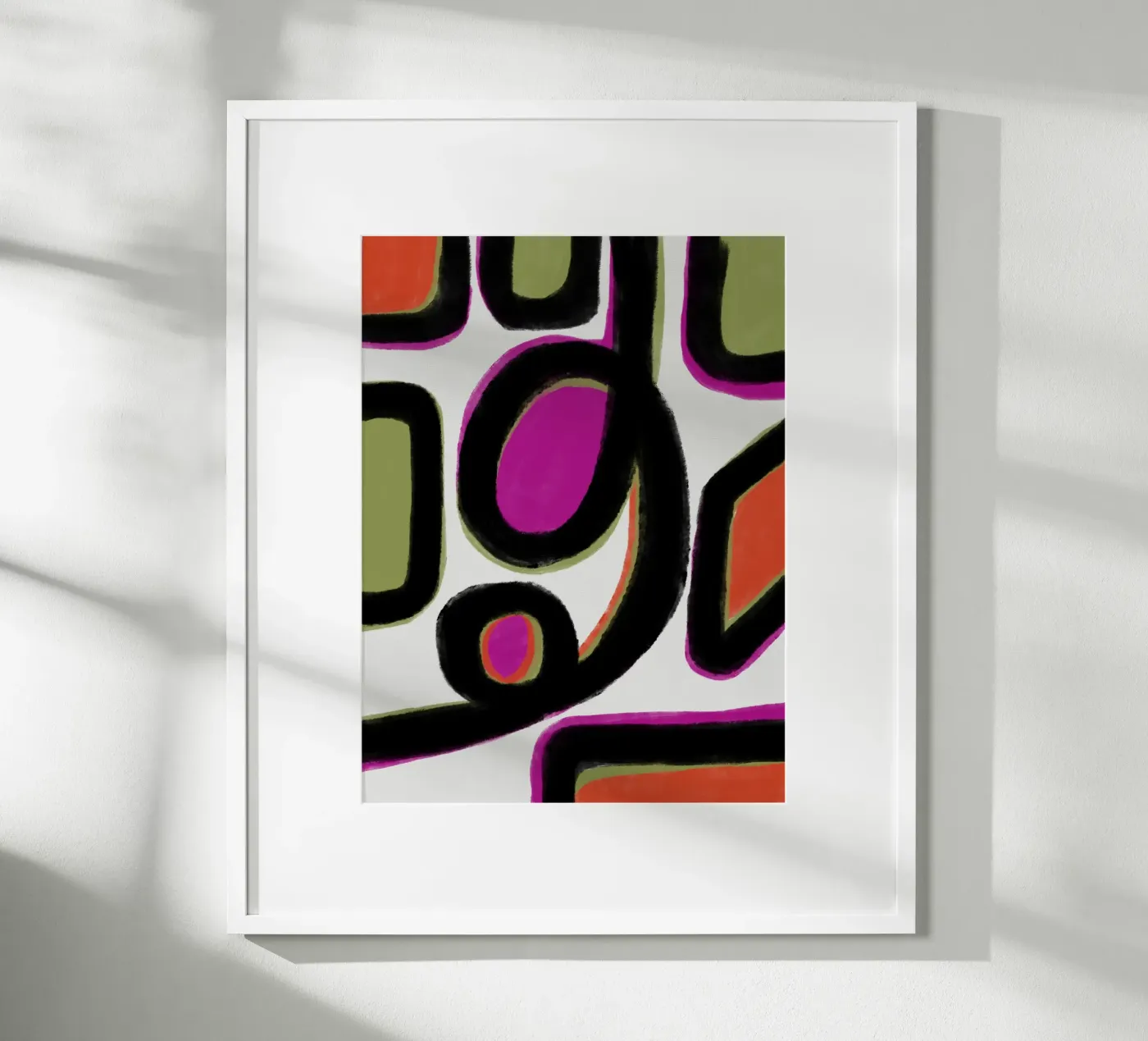 Abstract colour dynamics poster by Carinaprint