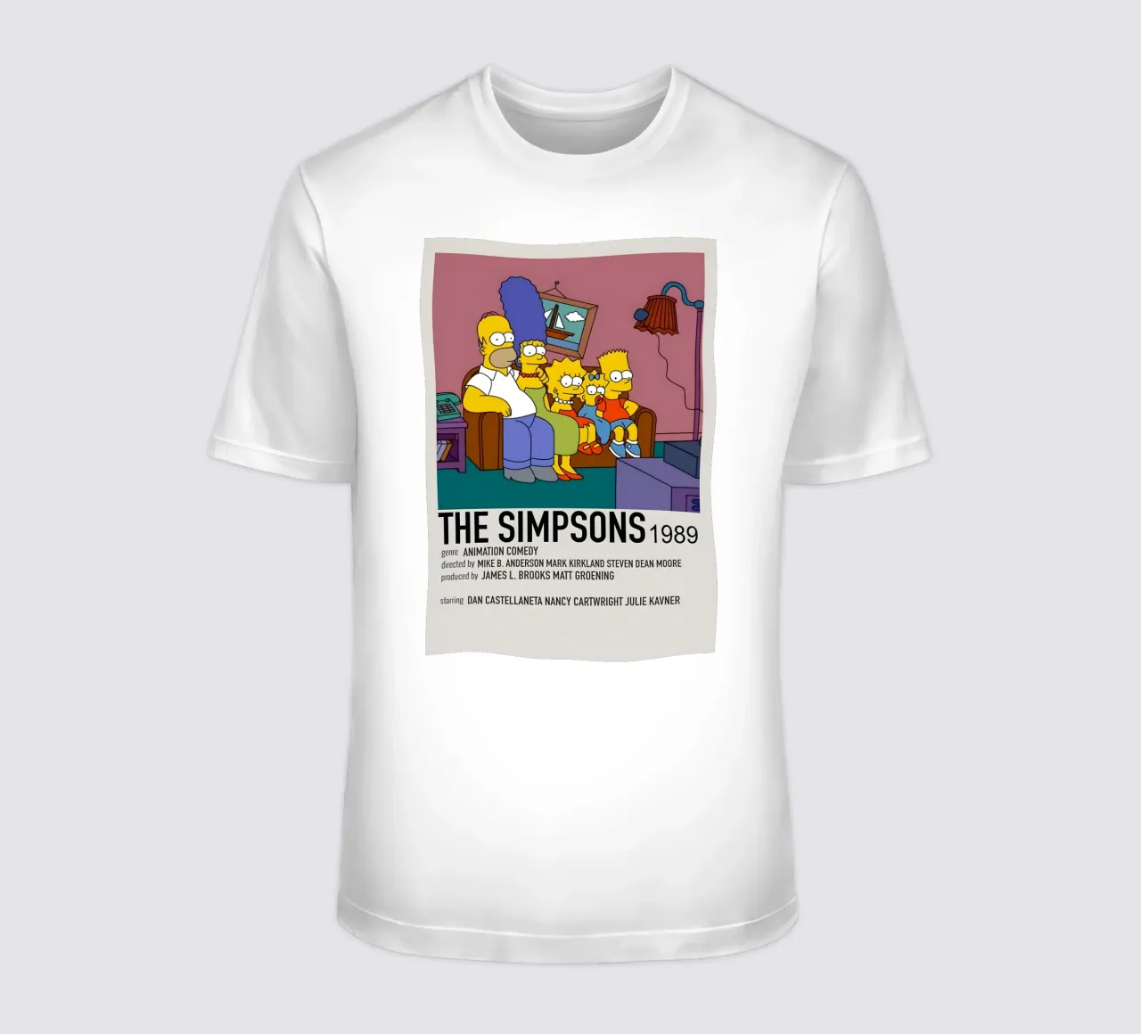 THE SIMPSONS 1989 t-shirt da MVFminimalist