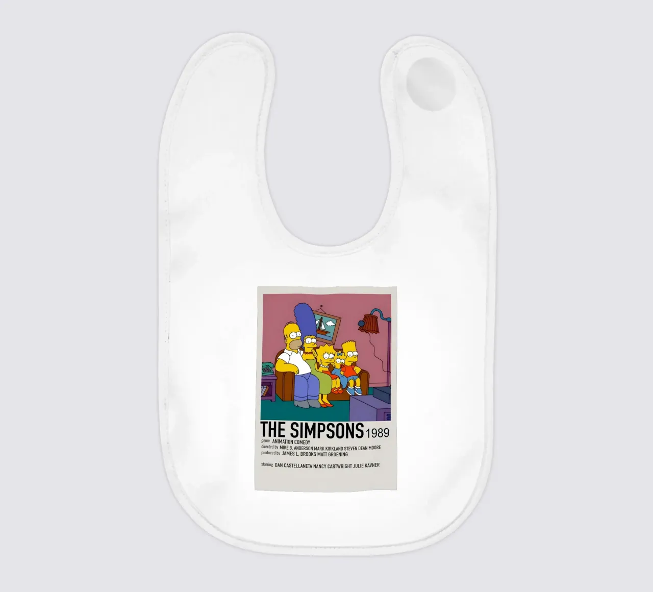 THE SIMPSONS 1989 bavaglino da MVFminimalist