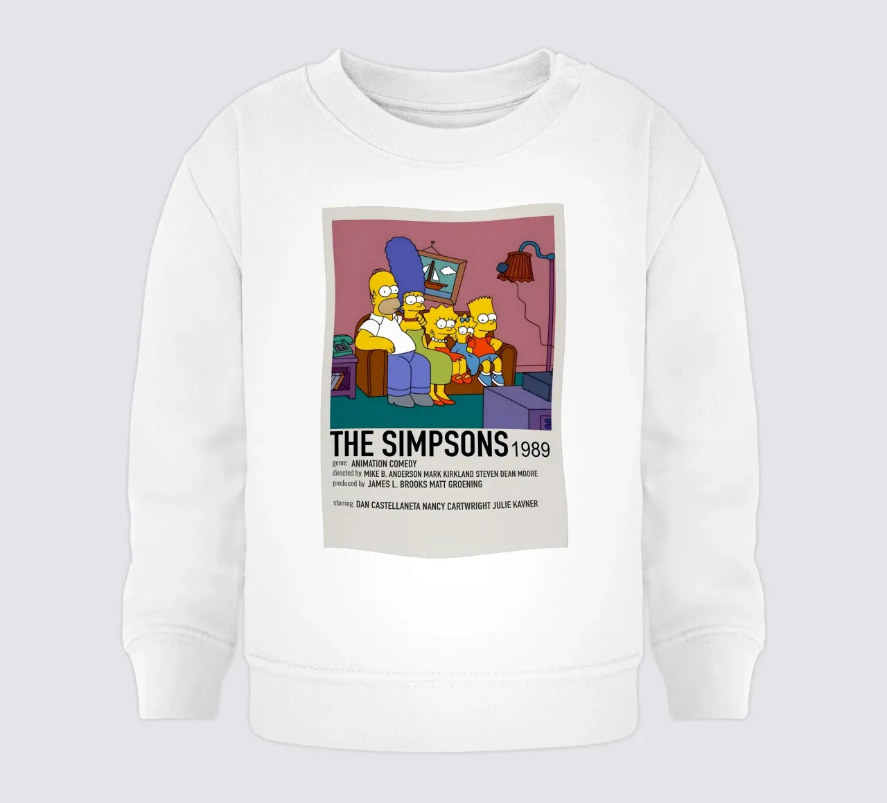 THE SIMPSONS 1989 felpa neonato da MVFminimalist