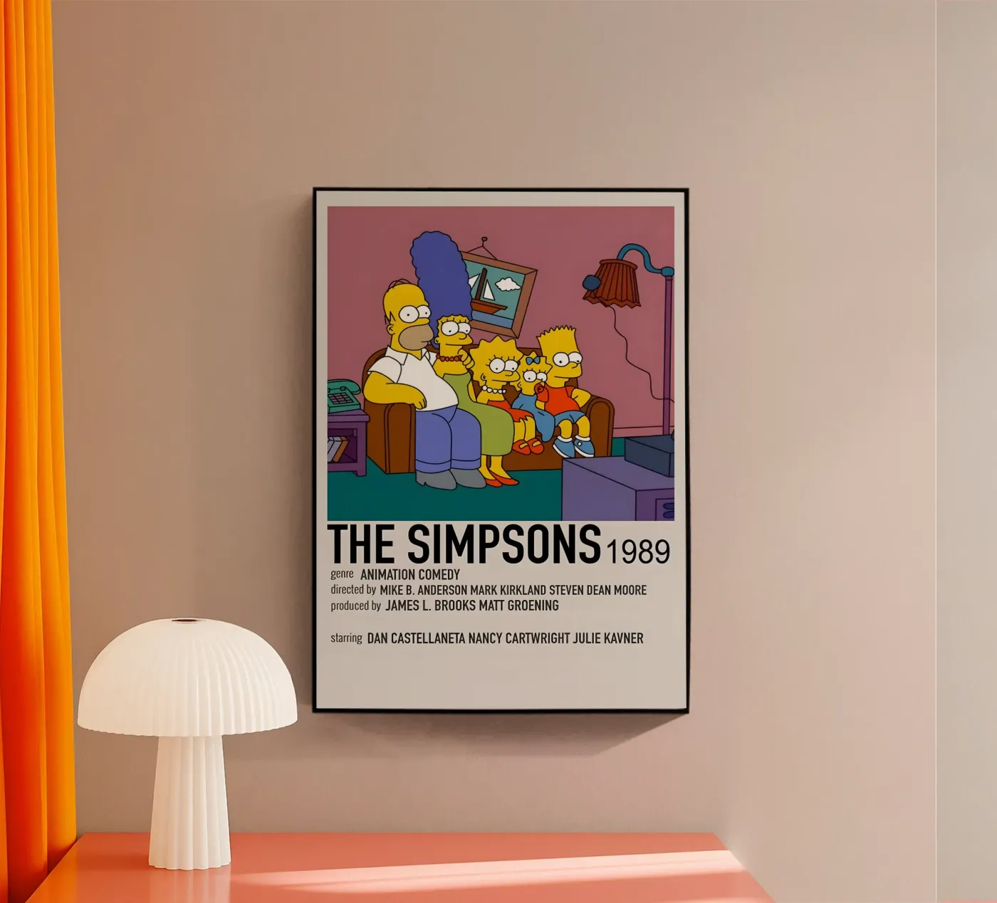 THE SIMPSONS 1989 plexiglass da MVFminimalist