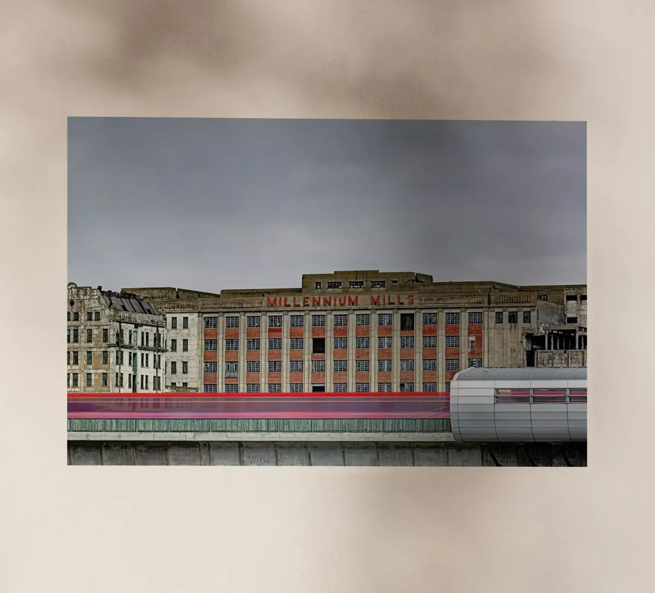 Millenium Mills pellicola backlit da Michael Belhadi