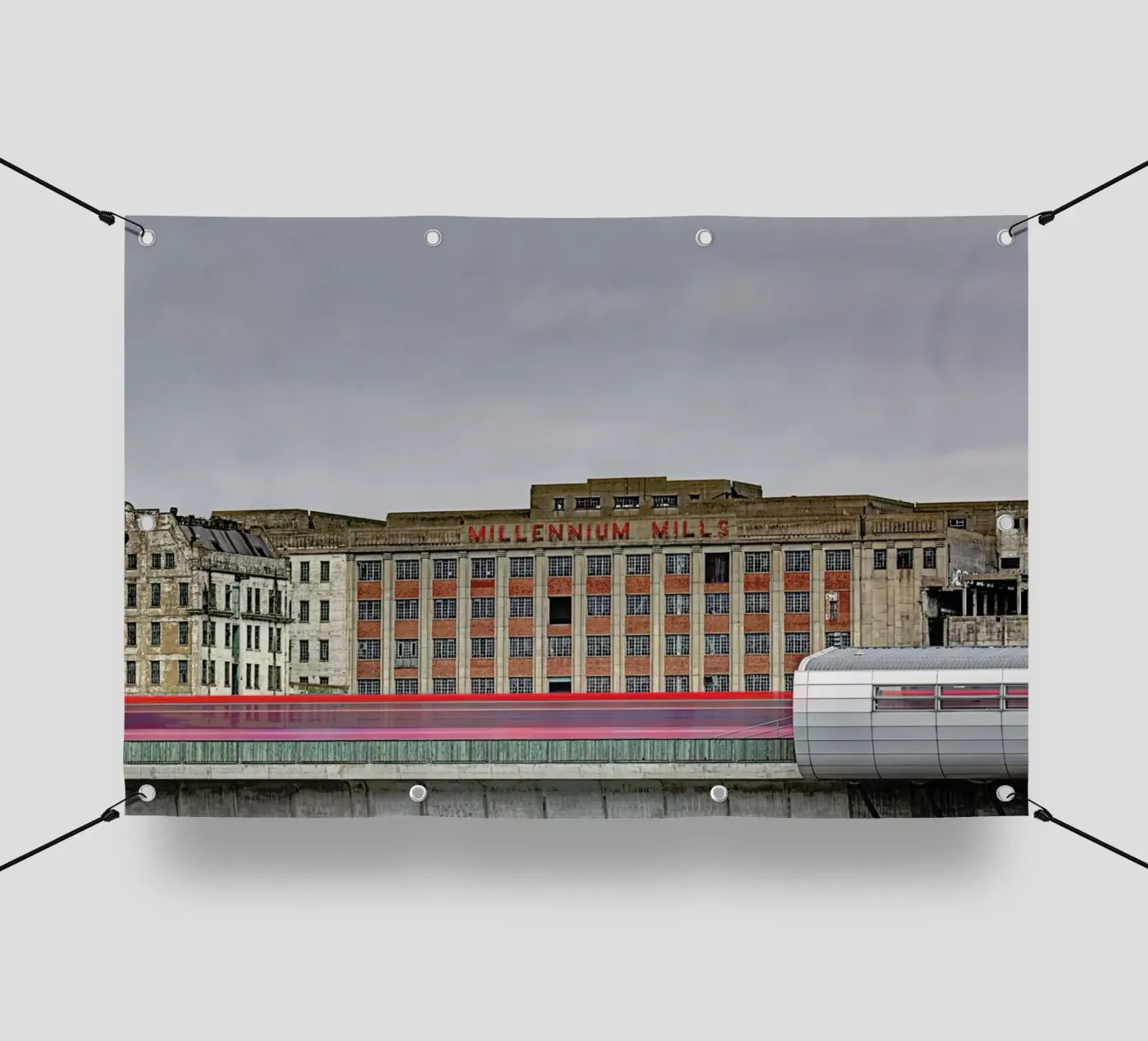 Millenium Mills pvc cover by Michael Belhadi