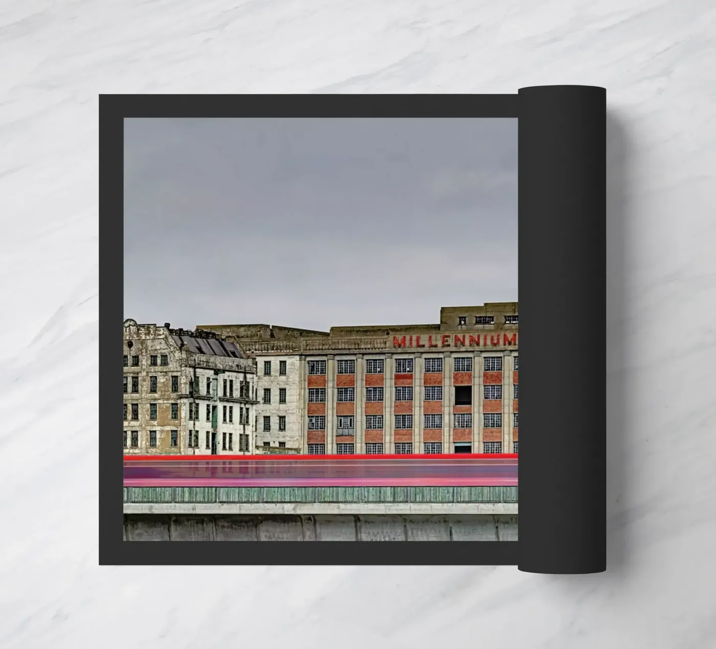 Millenium Mills Fußmatte von Michael Belhadi