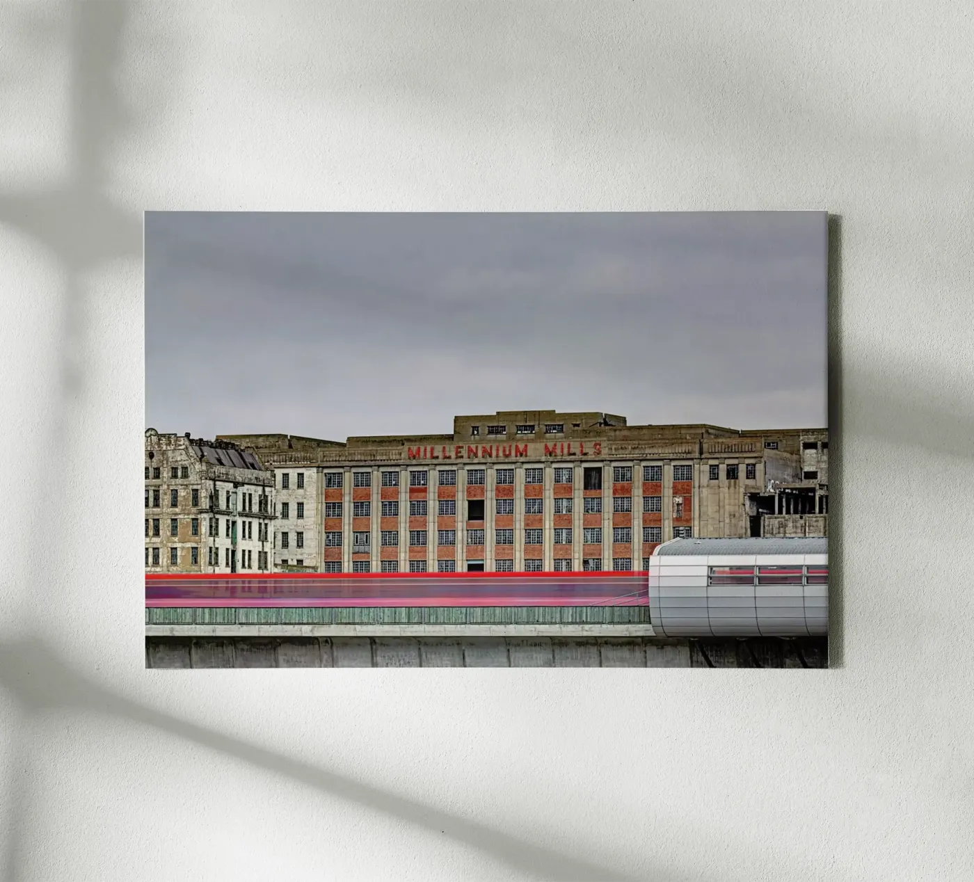 Millenium Mills canvas by Michael Belhadi