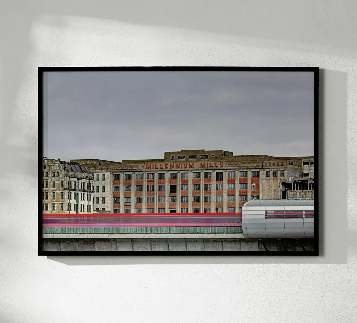 Millenium Mills poster van Michael Belhadi