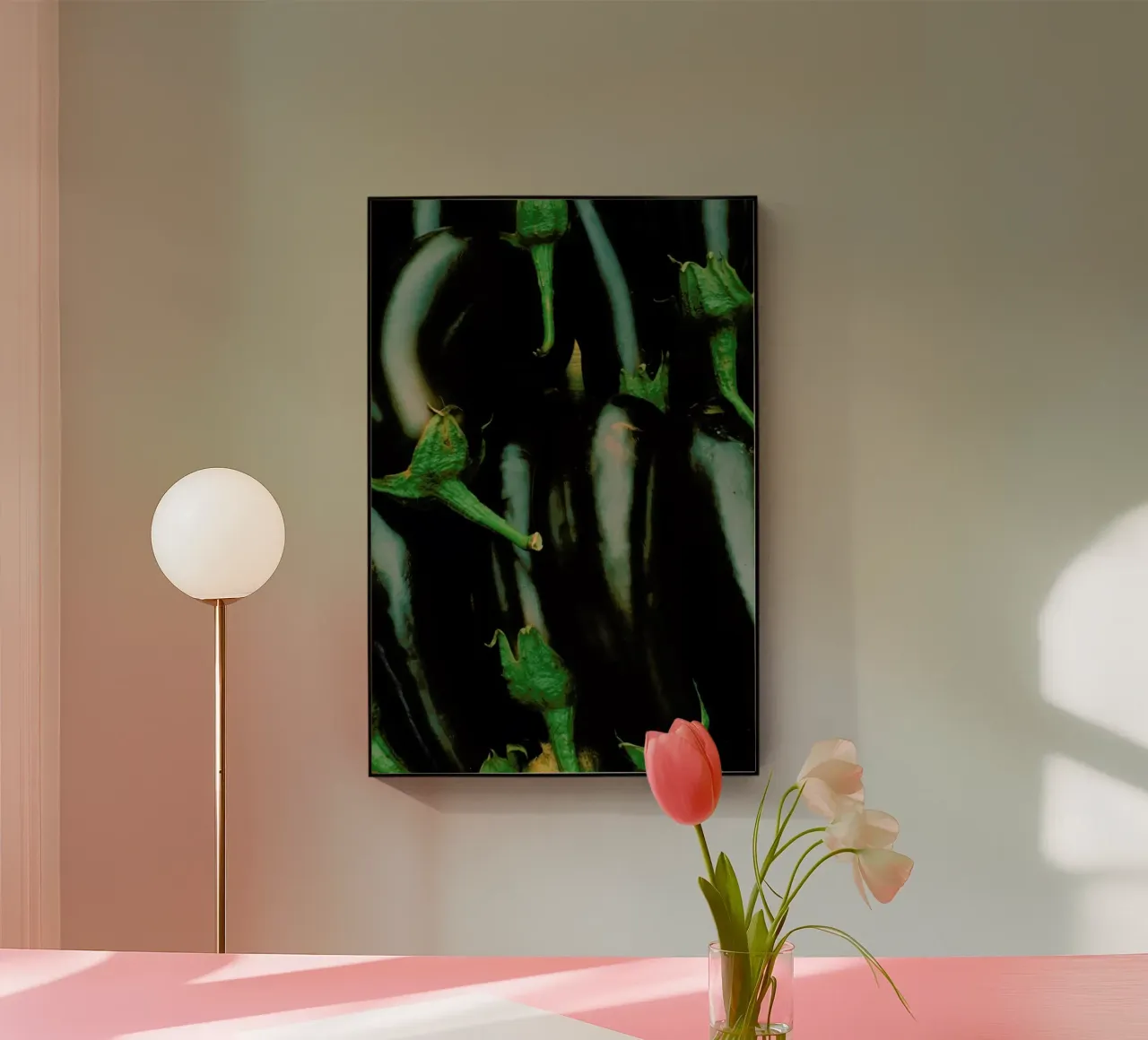 Aubergine Overload plexiglass da Sebastian Hilgetag