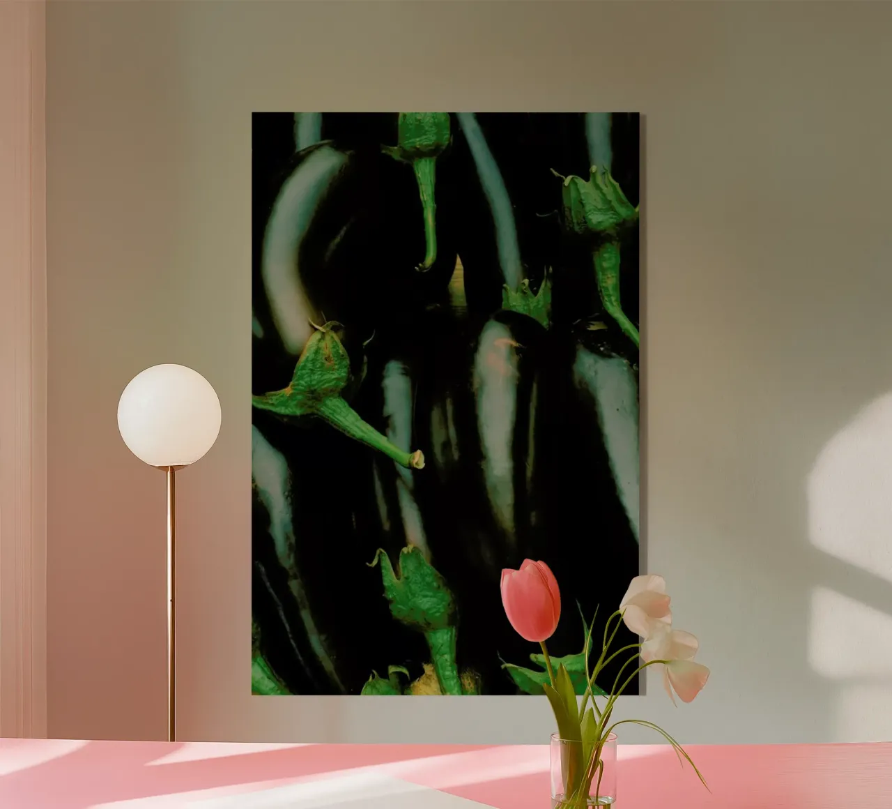 Aubergine Overload plexiglass da Sebastian Hilgetag