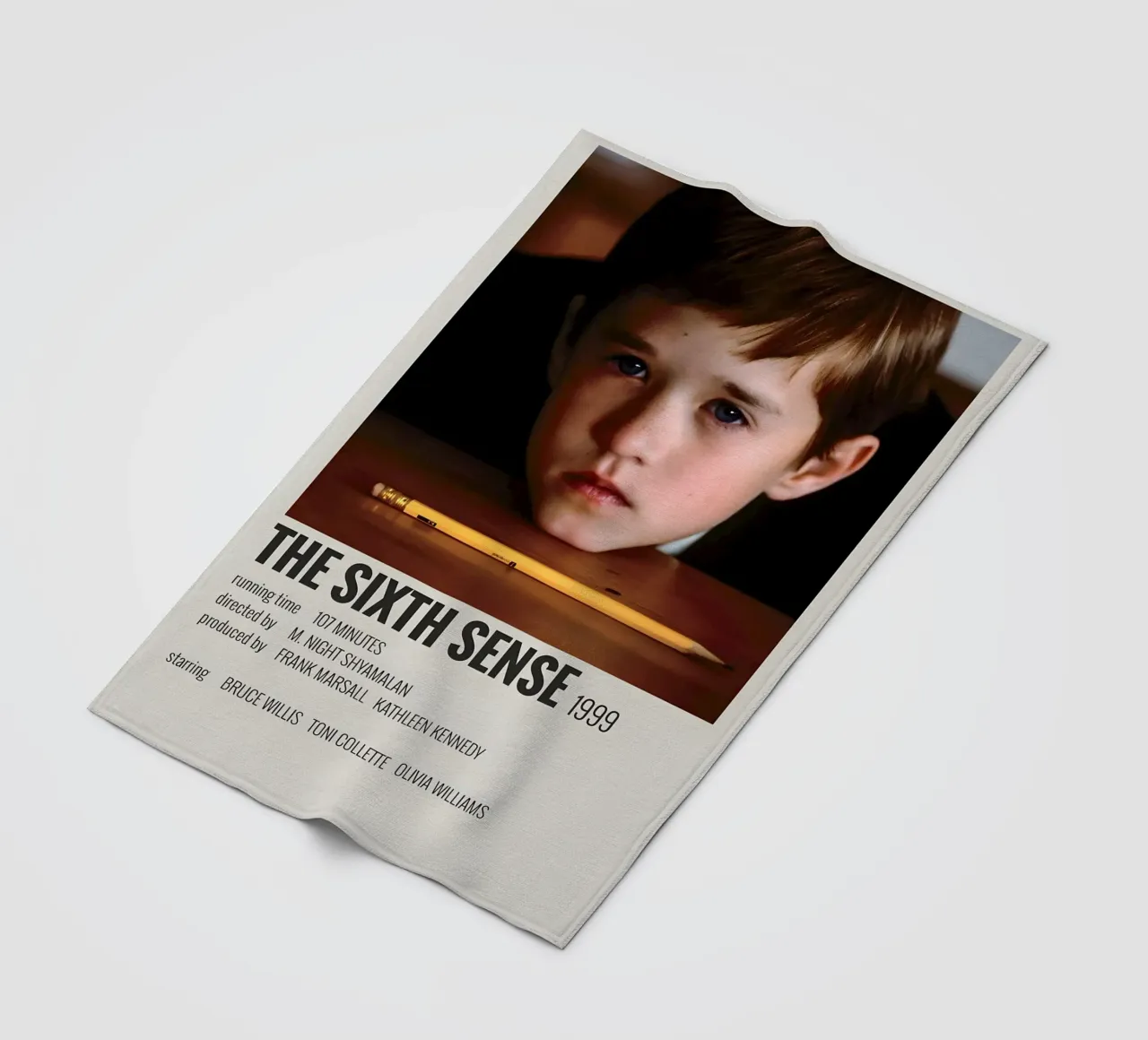 THE SIXTH SENSE 1999 coperta in pile da MVFminimalist