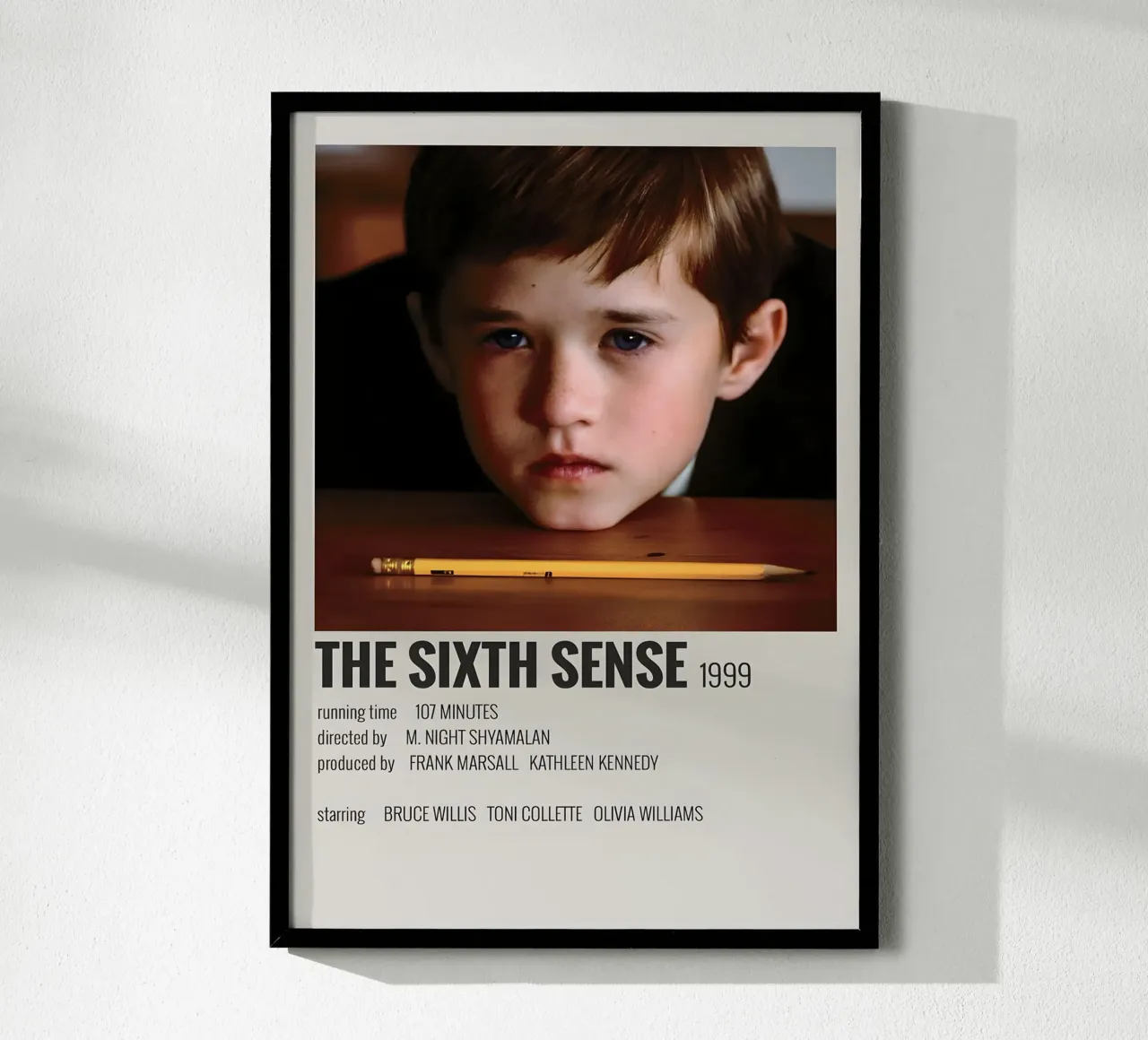 THE SIXTH SENSE 1999 carta hahnemühle da MVFminimalist