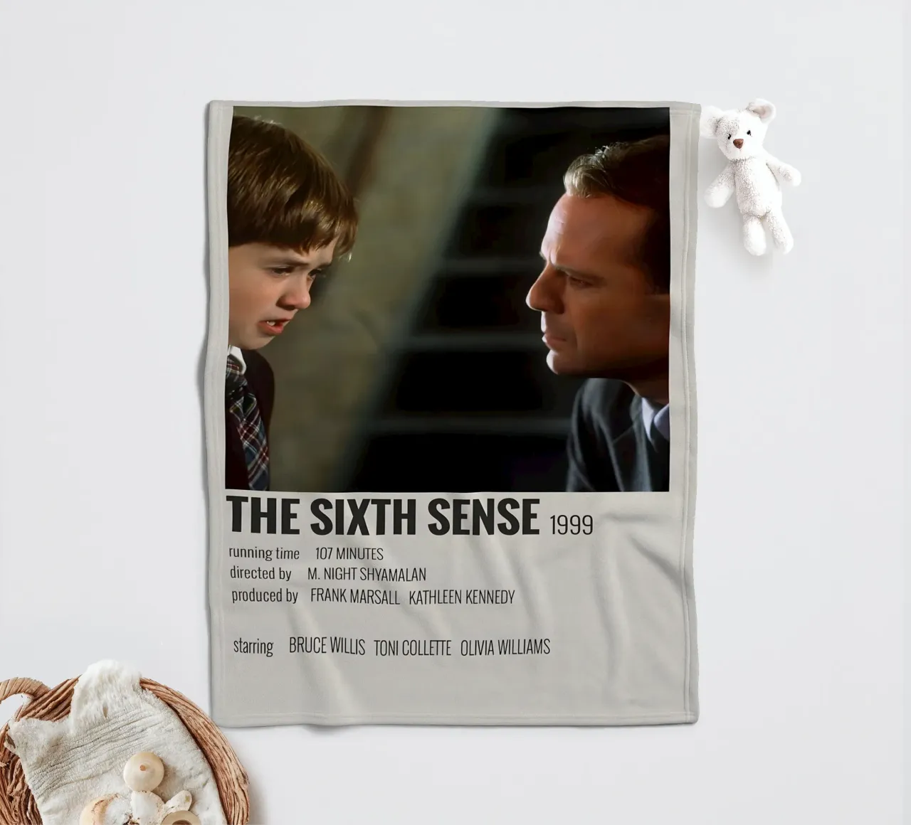 THE SIXTH SENSE 1999 coperta in pile da MVFminimalist