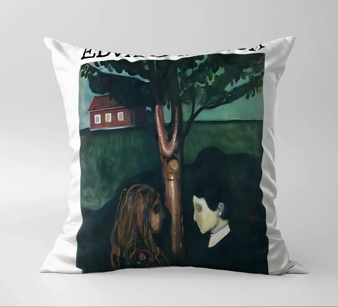 Occhio nell'occhio di Edvard Munch cuscino da kaitlinparkershop