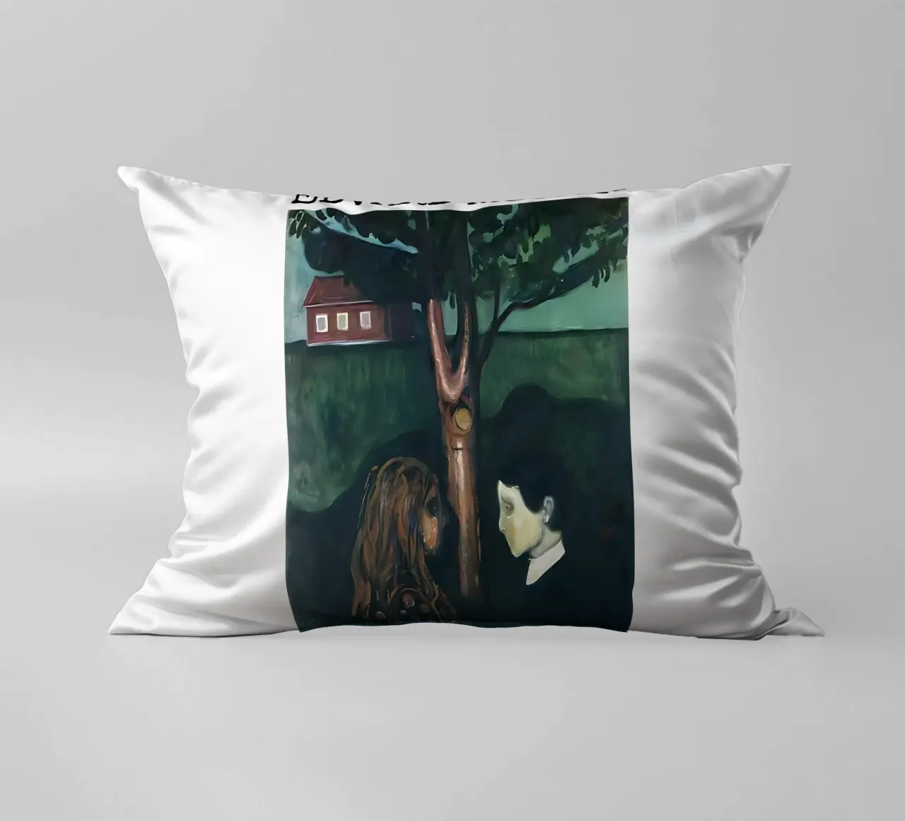Occhio nell'occhio di Edvard Munch cuscino da kaitlinparkershop