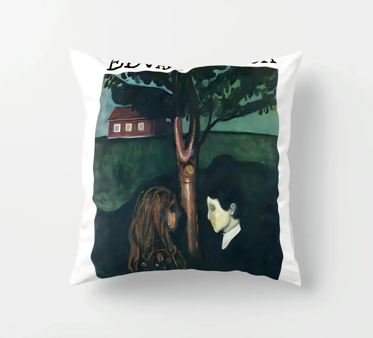 Occhio nell'occhio di Edvard Munch cuscino da kaitlinparkershop