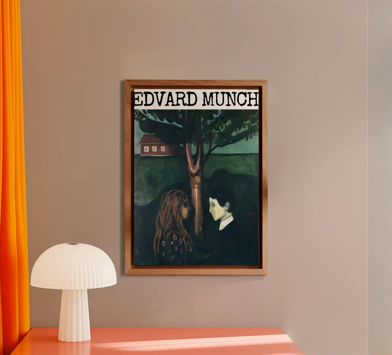 Occhio nell'occhio di Edvard Munch alluminio dibond da kaitlinparkershop