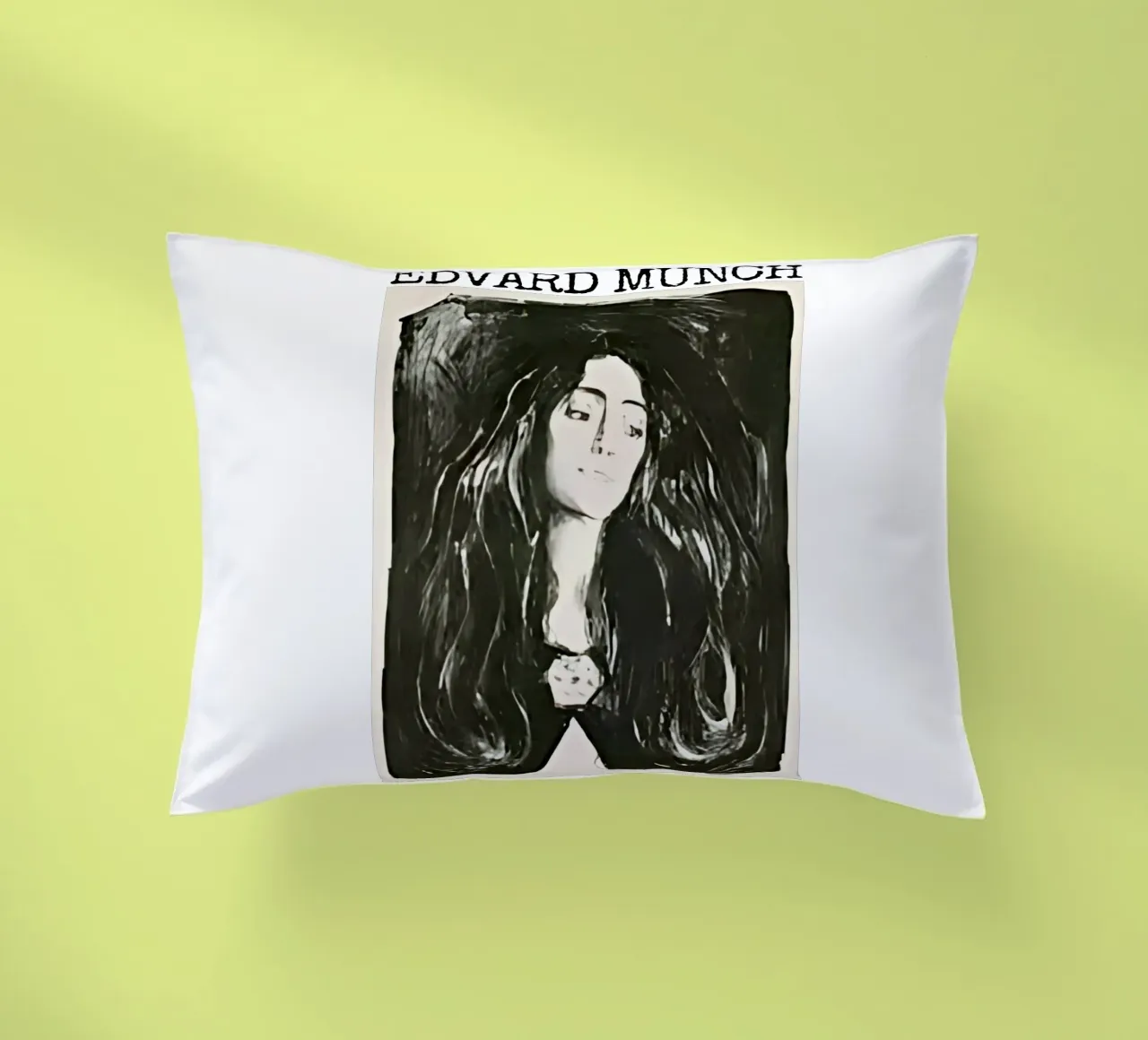 La spilla. Eva Mudocci di Edvard Munch cuscino da kaitlinparkershop