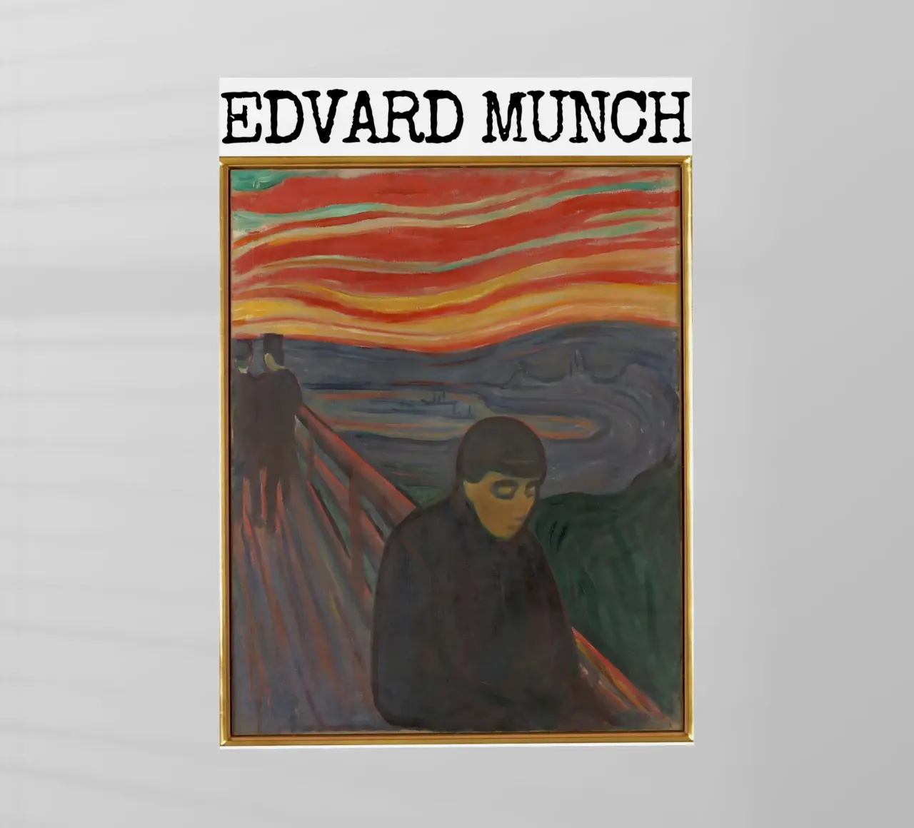 Disperazione di Edvard Munch pellicola backlit da kaitlinparkershop