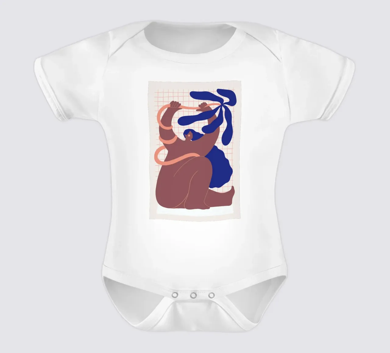 Grow Kurzarm Babybody von Pure