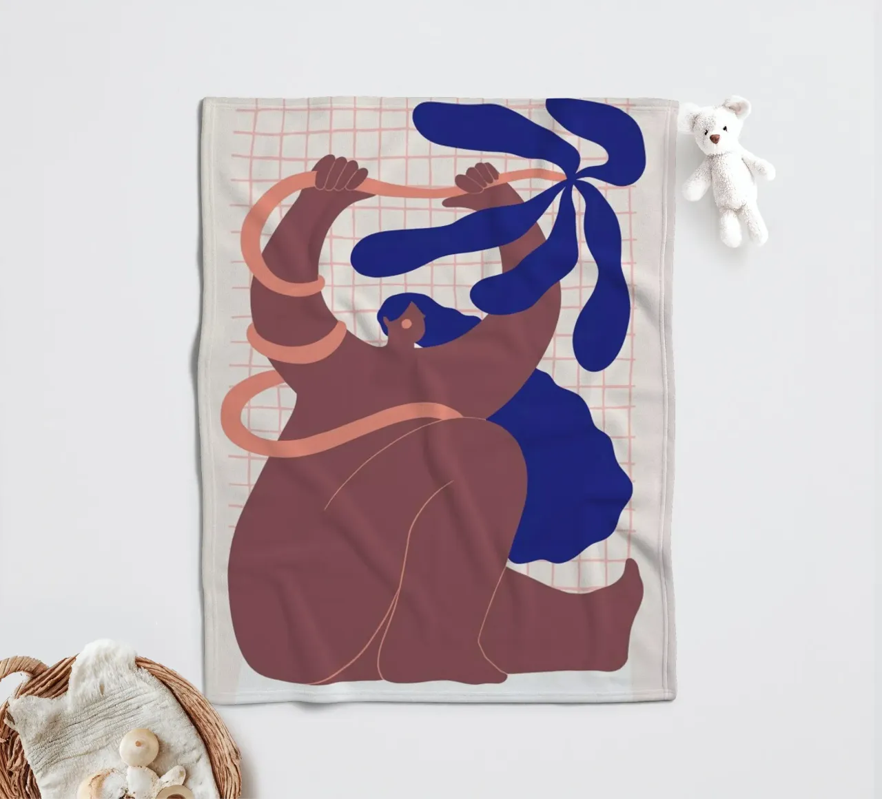 Grow fleecedeken van Pure