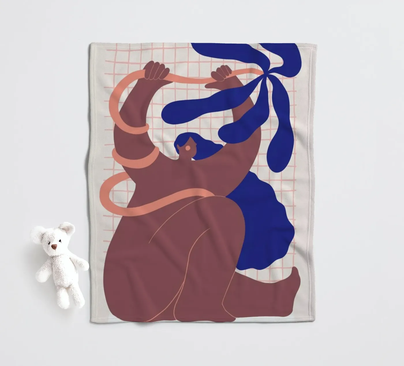 Grow fleecedeken van Pure