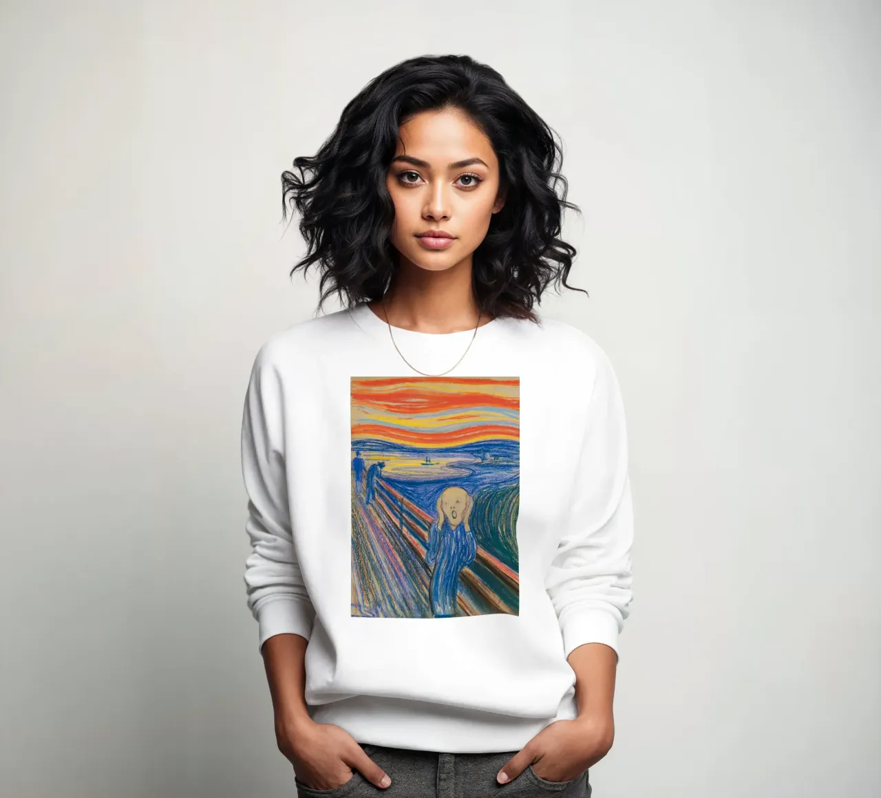L'urlo di Edvard Munch felpa da kaitlinparkershop