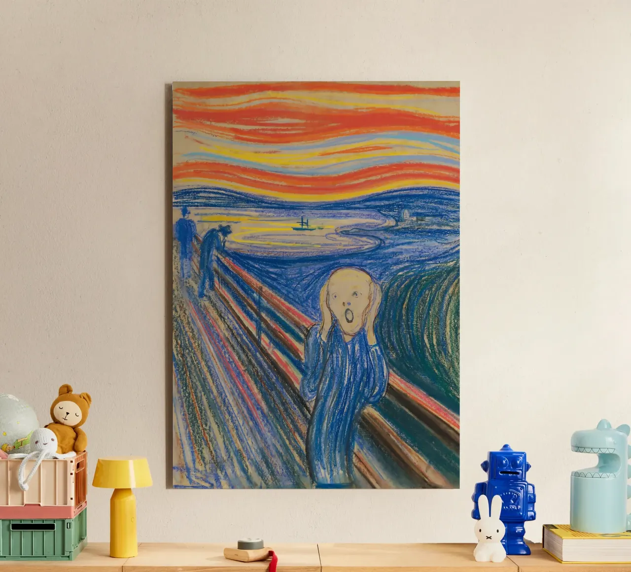 L'urlo di Edvard Munch alluminio dibond da kaitlinparkershop