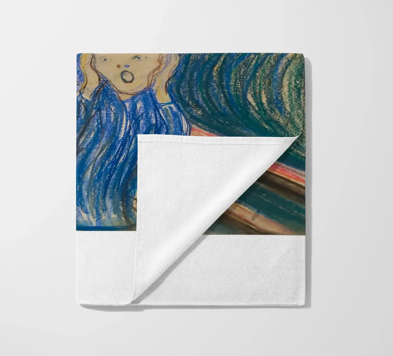 L'urlo di Edvard Munch telo mare da kaitlinparkershop