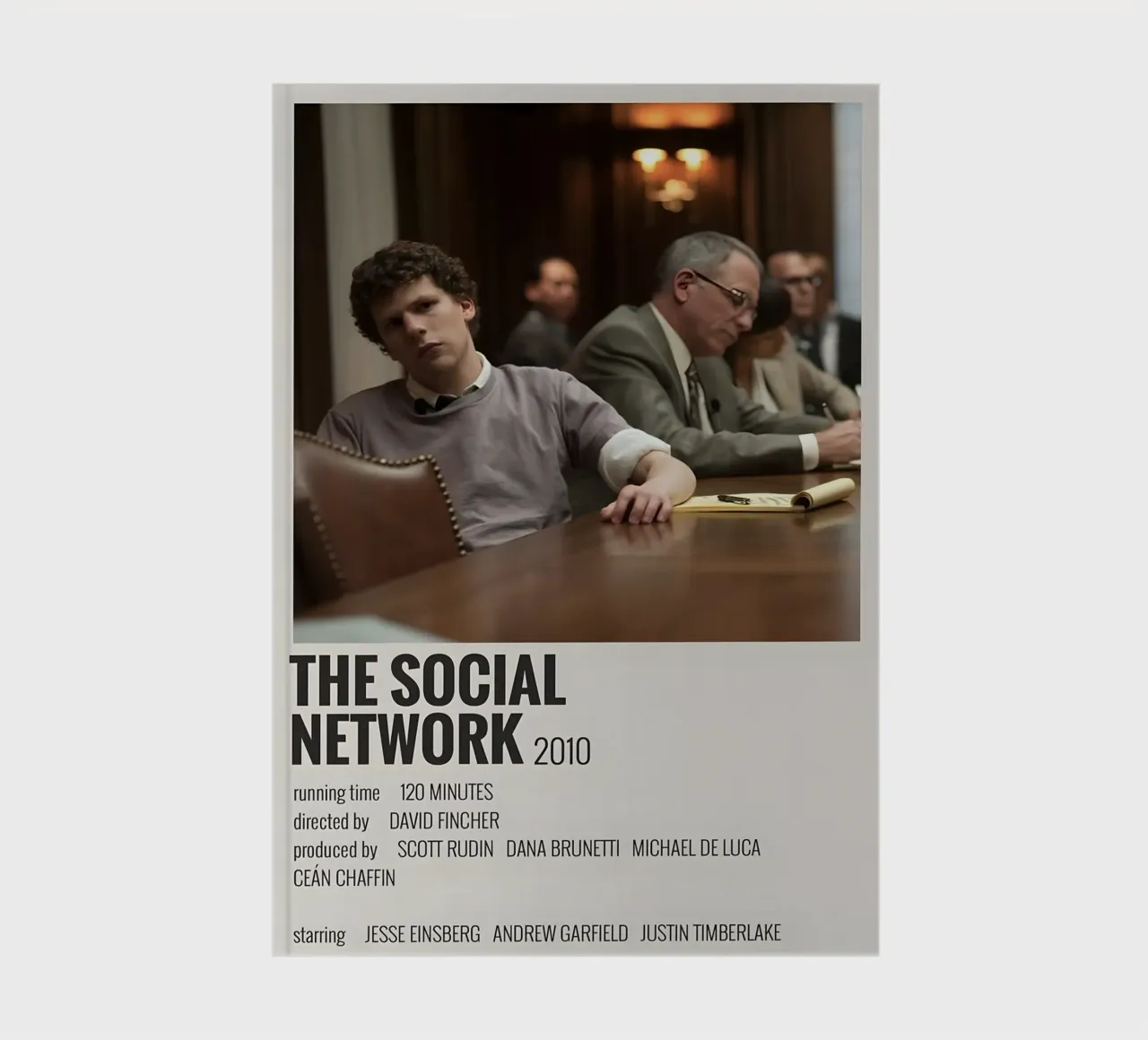 THE SOCIAL NETWORK 2010 notebook by MVFminimalist