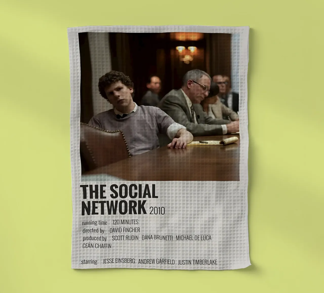 THE SOCIAL NETWORK 2010 canovaccio da cucina da MVFminimalist