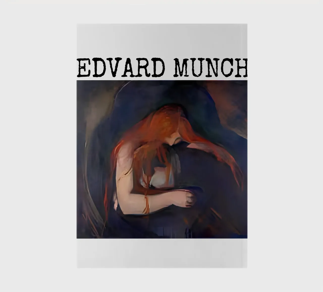 Vampire (The Vampire) by Edvard Munch notebook by kaitlinparkershop