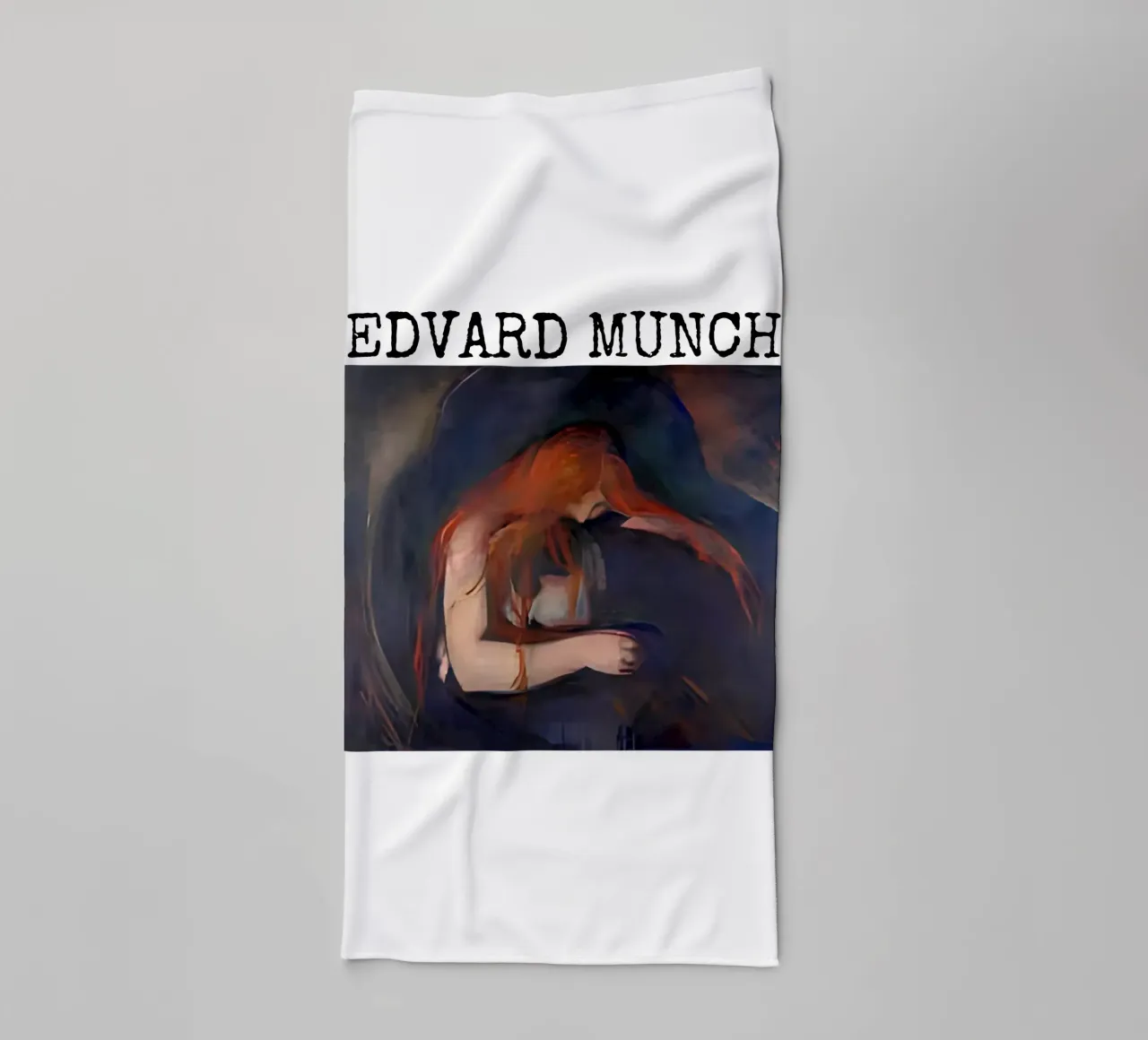 Vampire (The Vampire) by Edvard Munch towel by kaitlinparkershop