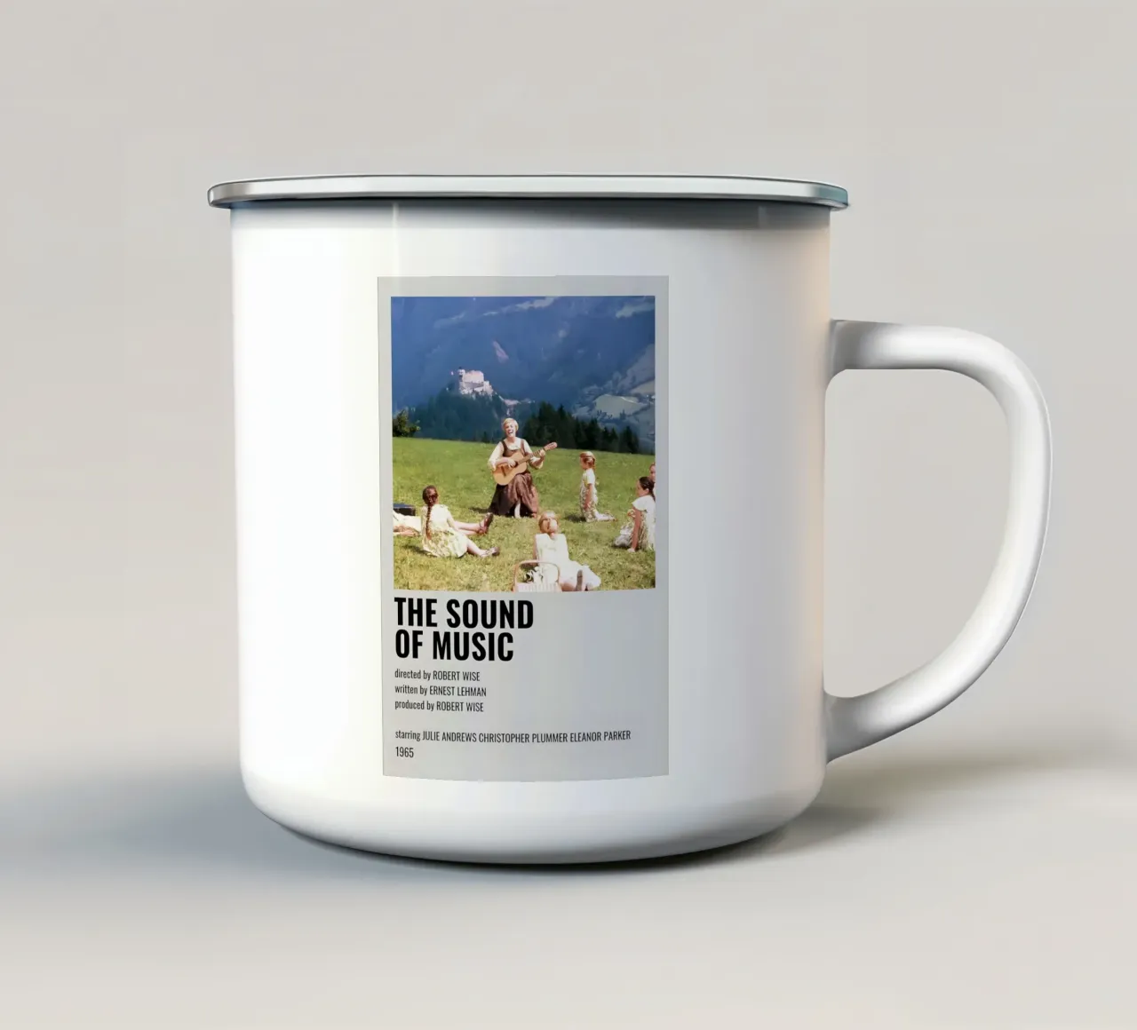 THE SOUND OF MUSIC tazza in smalto da MVFminimalist