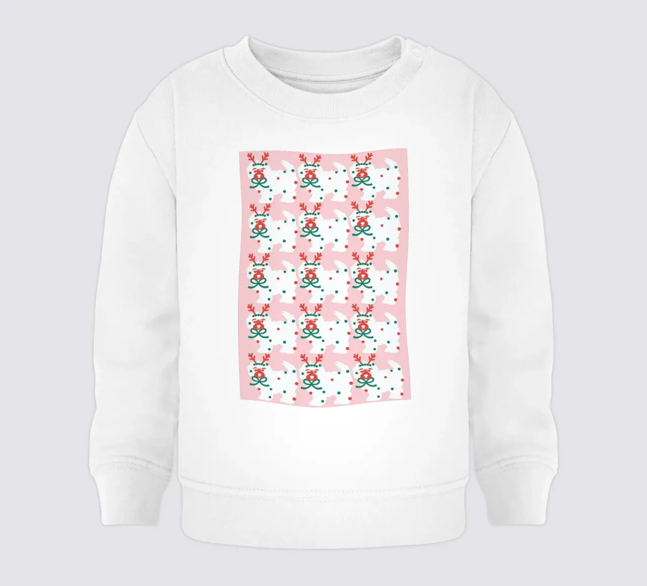Merry Woofmas sudadera de bebé de Mariery Young