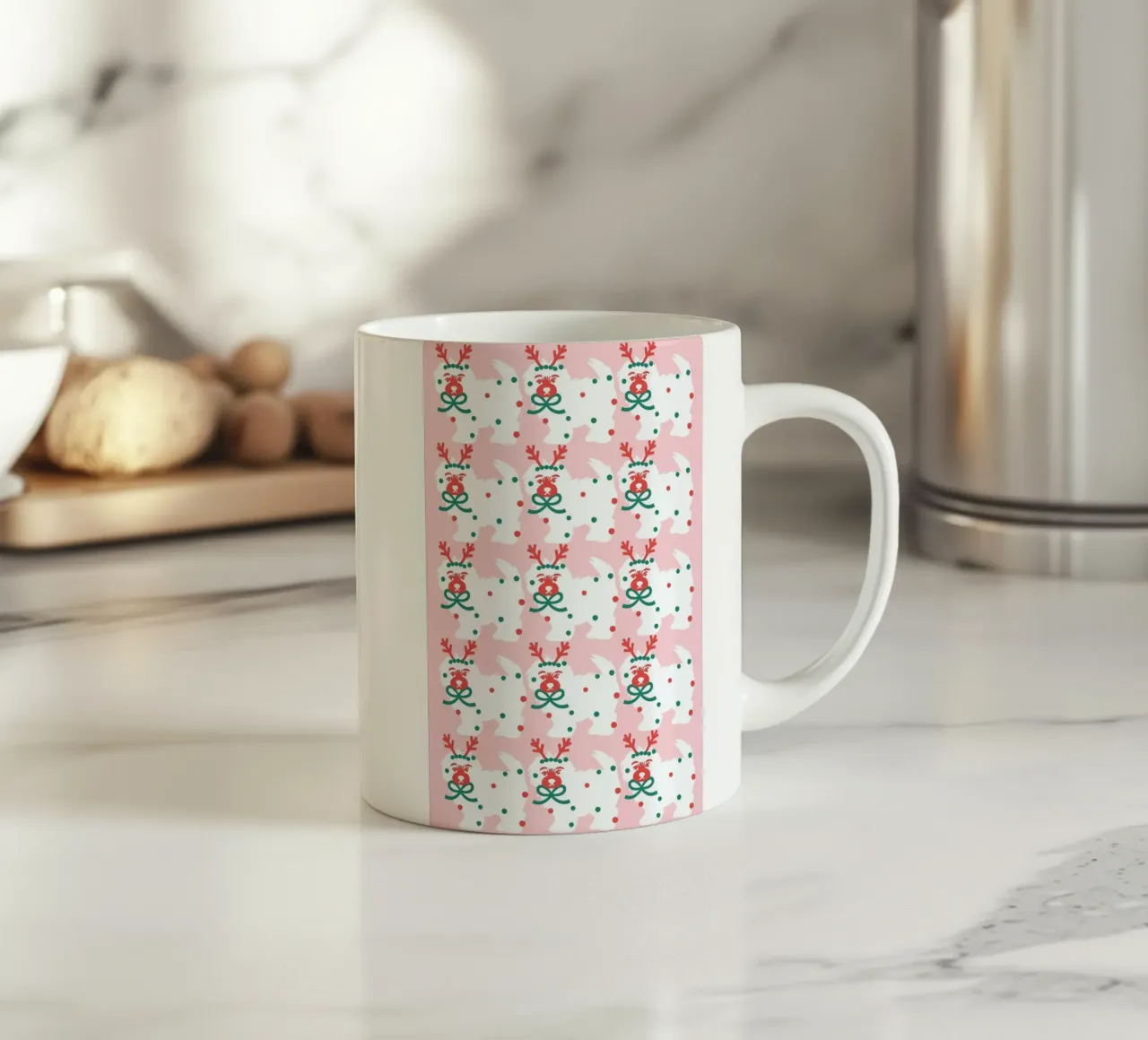 Merry Woofmas tazza in ceramica da Mariery Young