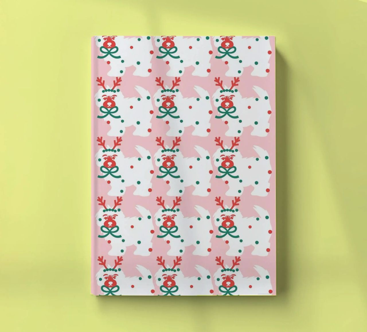 Merry Woofmas notebook by Mariery Young