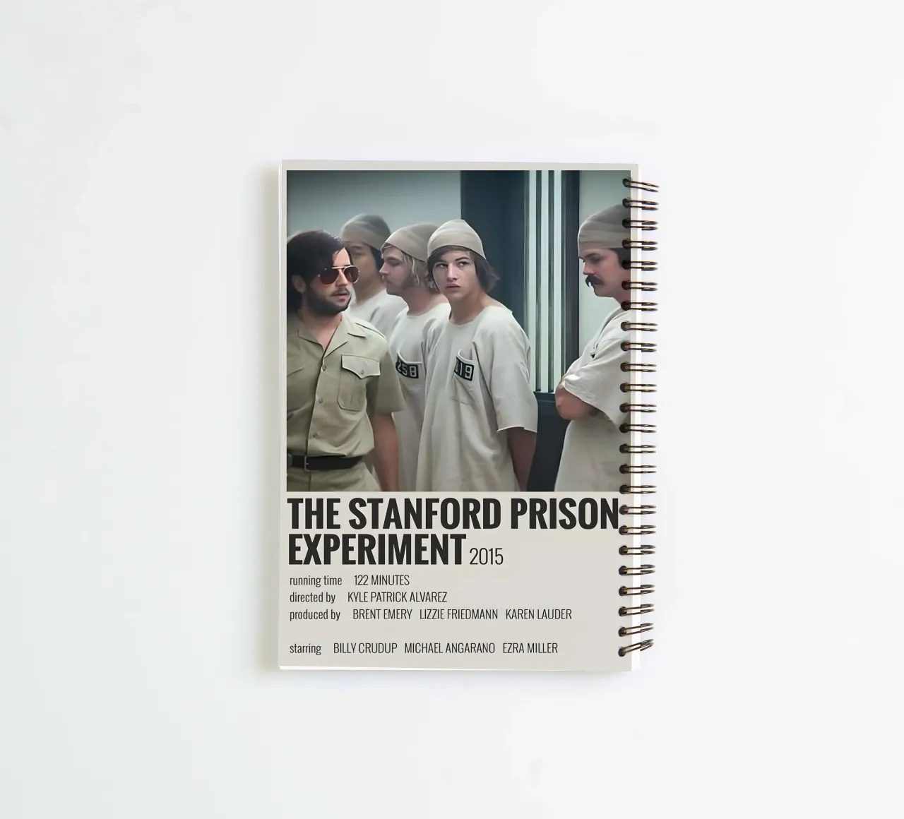 THE STANFORD PRISON EXPERIMENT 2015 spiral notebook by MVFminimalist