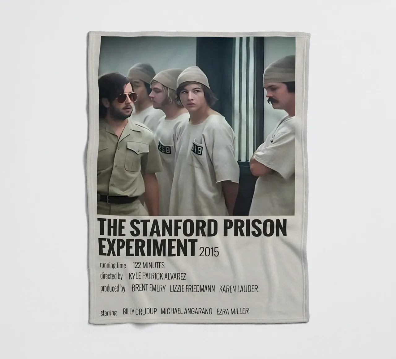 THE STANFORD PRISON EXPERIMENT 2015 coperta in pile da MVFminimalist