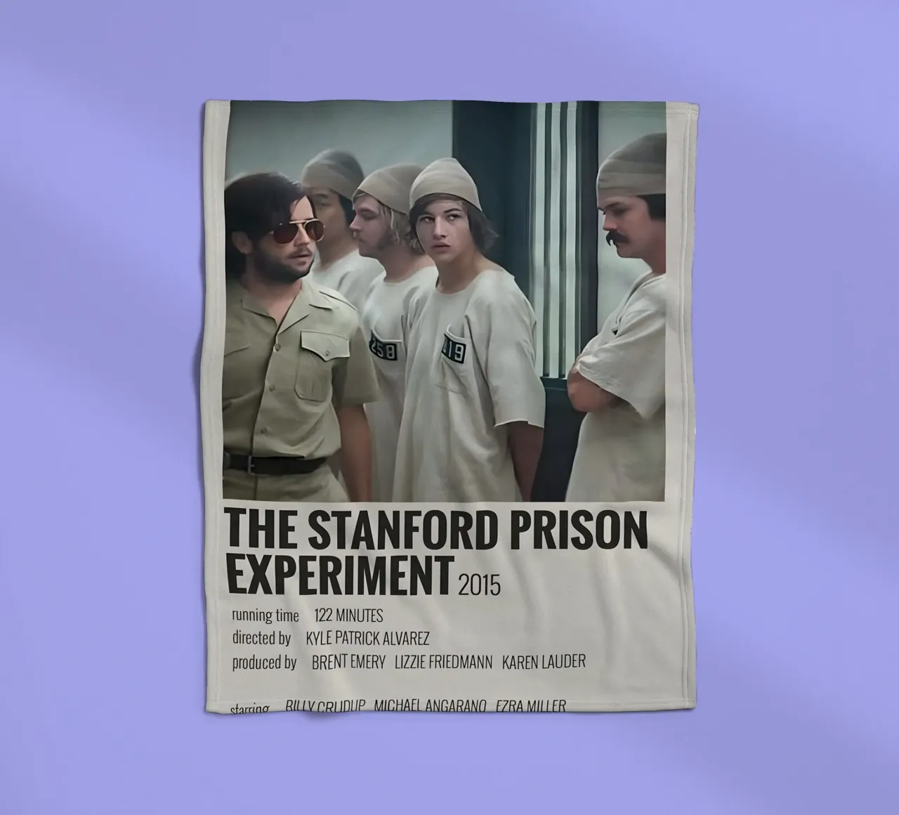 THE STANFORD PRISON EXPERIMENT 2015 coperta in pile da MVFminimalist