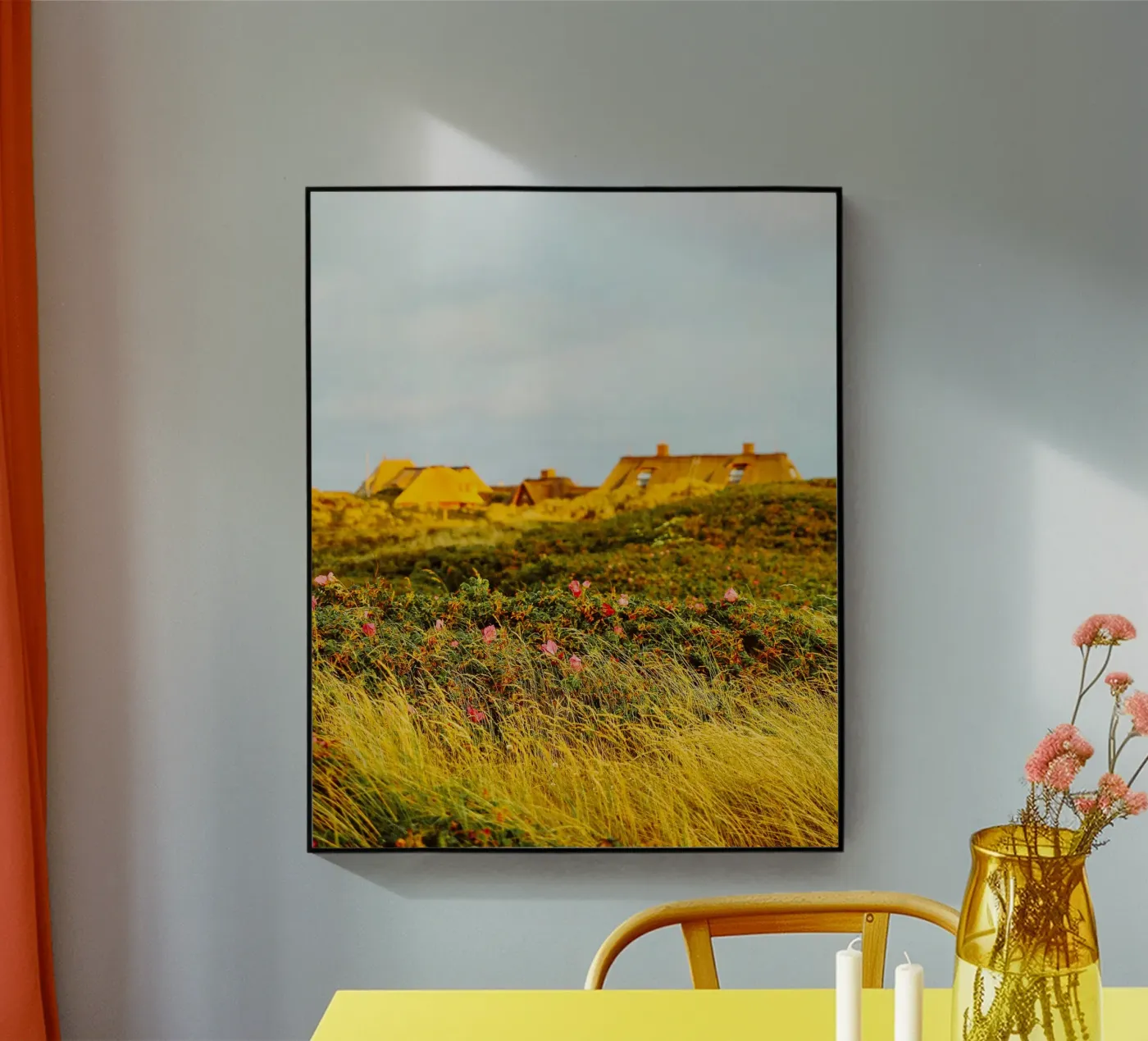 Sylt Häuser Acryl-Glas von Kudamm & Alpen