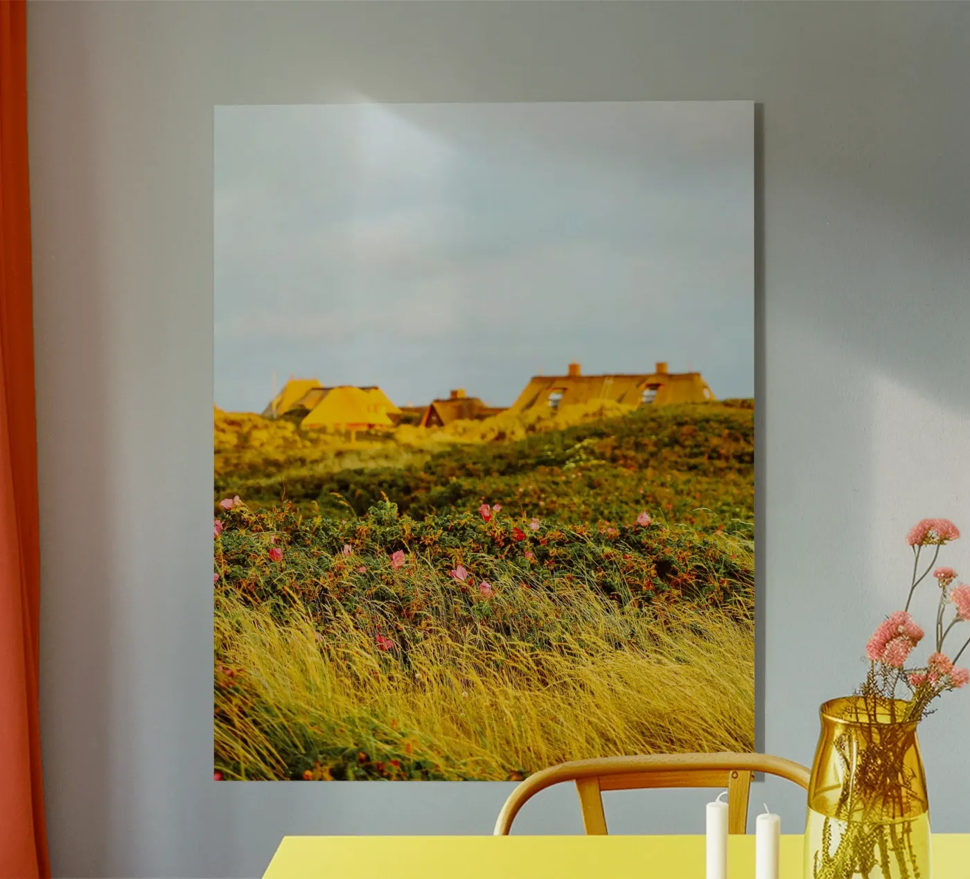 Sylt Häuser Acryl-Glas von Kudamm & Alpen